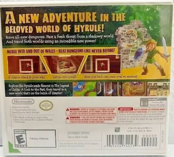 The Legend of Zelda: A Link Between Worlds 3DS Brand New Game Special [2013]