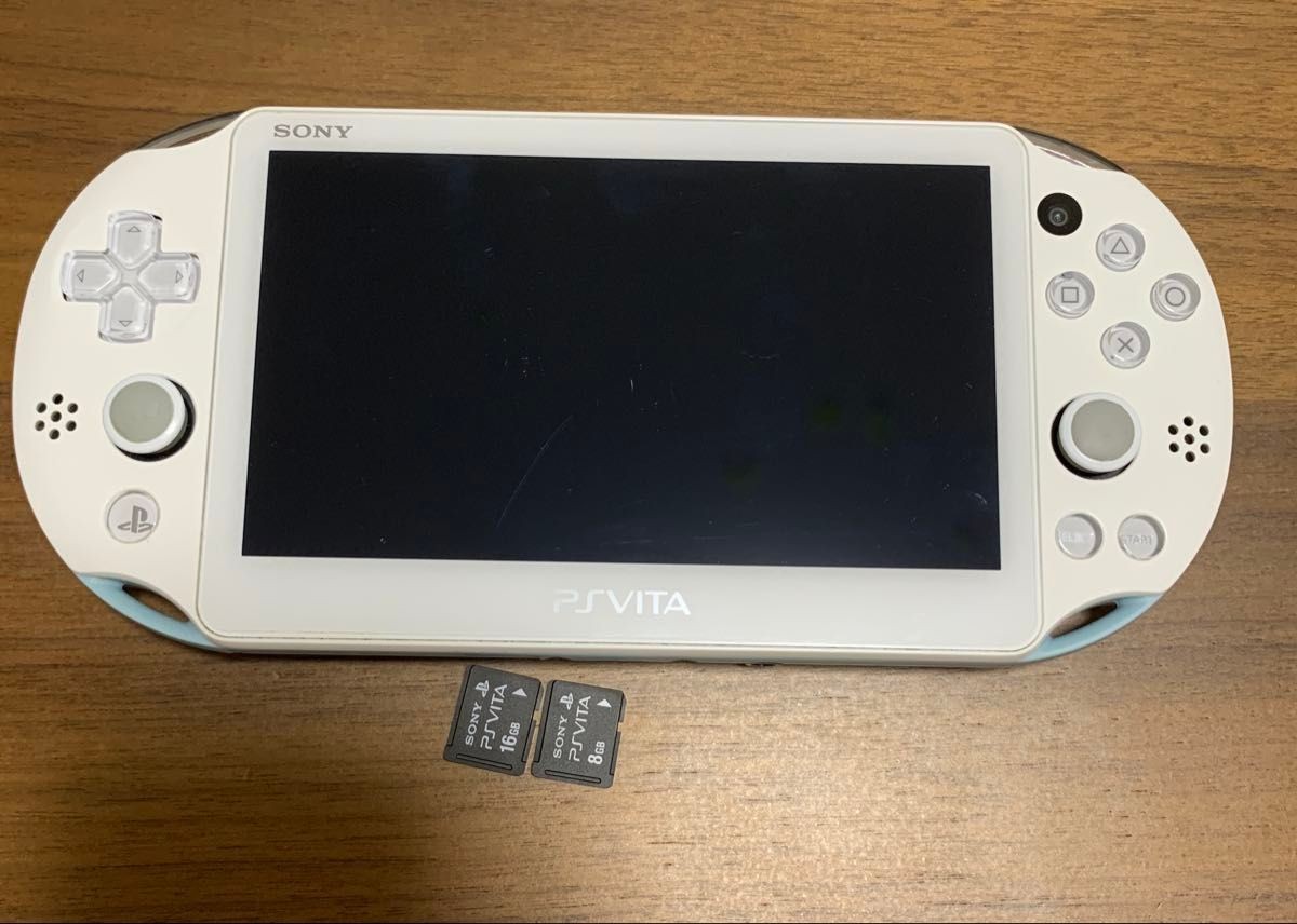 Sony PS Vita PCH-2000 ZA14 Light Blue White Wi-Fi Console Only Japan Tested