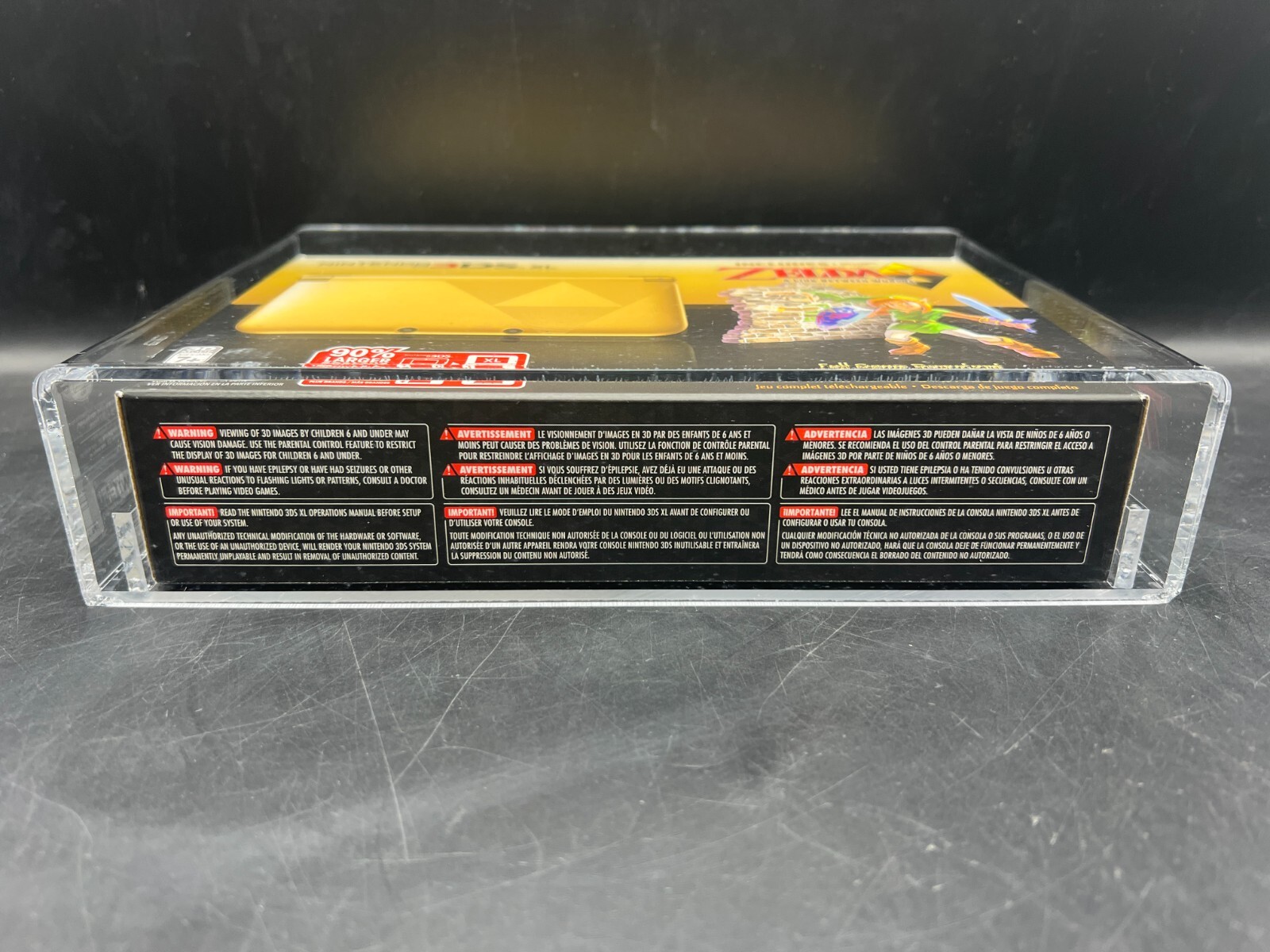 Nintendo 3DS XL Zelda Link Between Worlds Edition VGA 95+ NEW SEALED