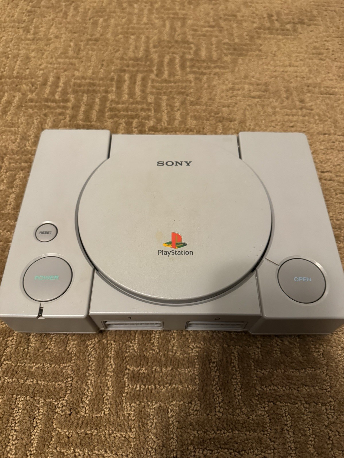 Sony PlayStation SCPH-7501 PS1 m0d PARTS ONLY wont load discs