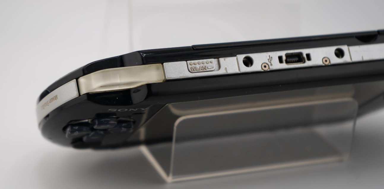 Sony PSP-3000 Console with OEM Battery, Game, 64GB SD, Case Bundle – Piano Black