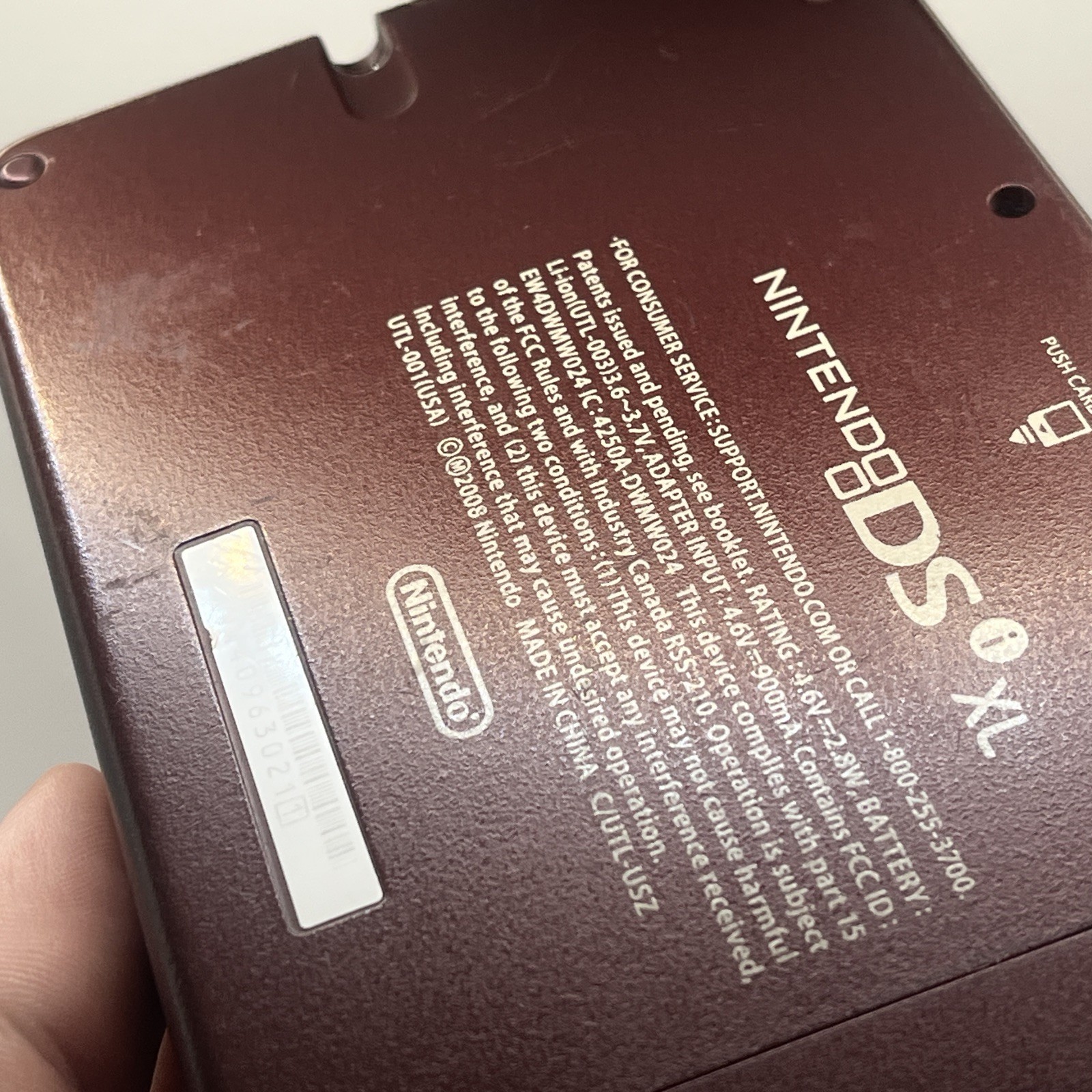 Nintendo DSi XL Launch Edition Handheld System – Burgundy Tested Working