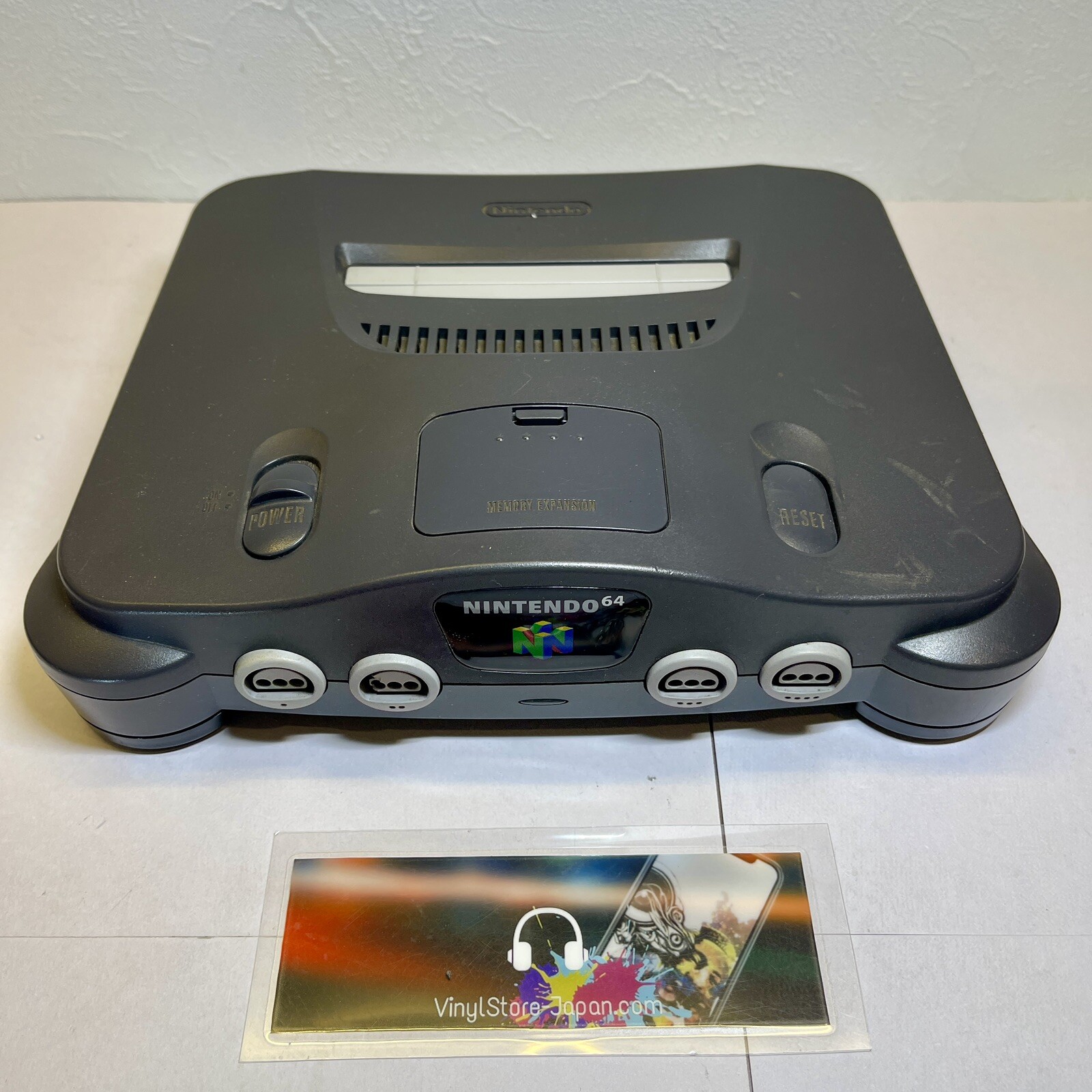 Nintendo 64 Console – Gray Used Boxed Play Tested Box/VG+ Console/VG+ Japan