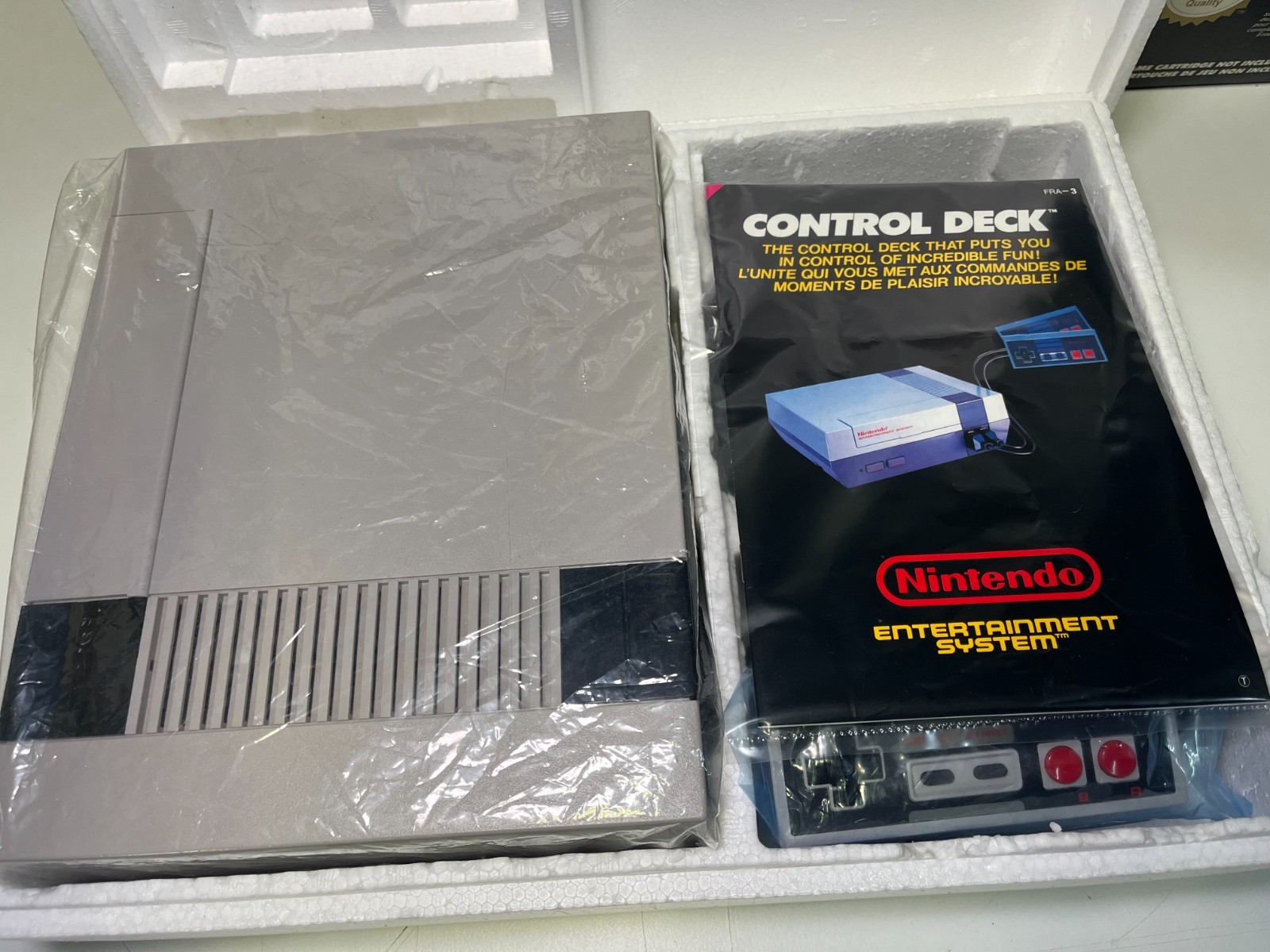 NINTENDO NES CONSOLE CONTROL DECK PAL B SCART FRANCE NES-S-CD-FRA BOXED TESTED