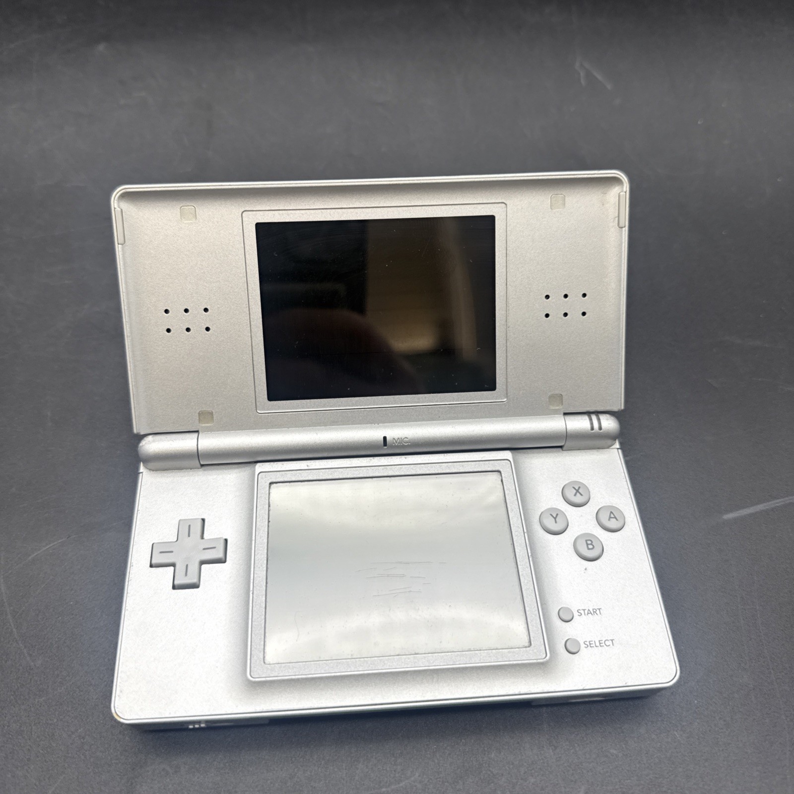 Nintendo DS Lite Console Light Gray With Nintendo Ds Super Mario