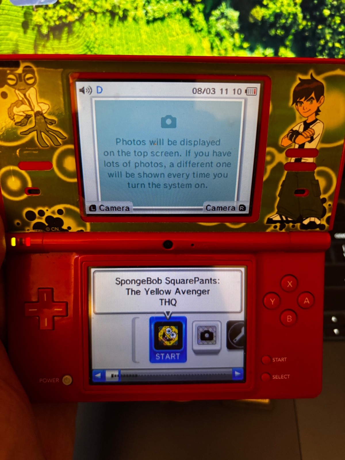 Nintendo DSi Red Console Only Tested US Model English Works, No Stylus w/ games