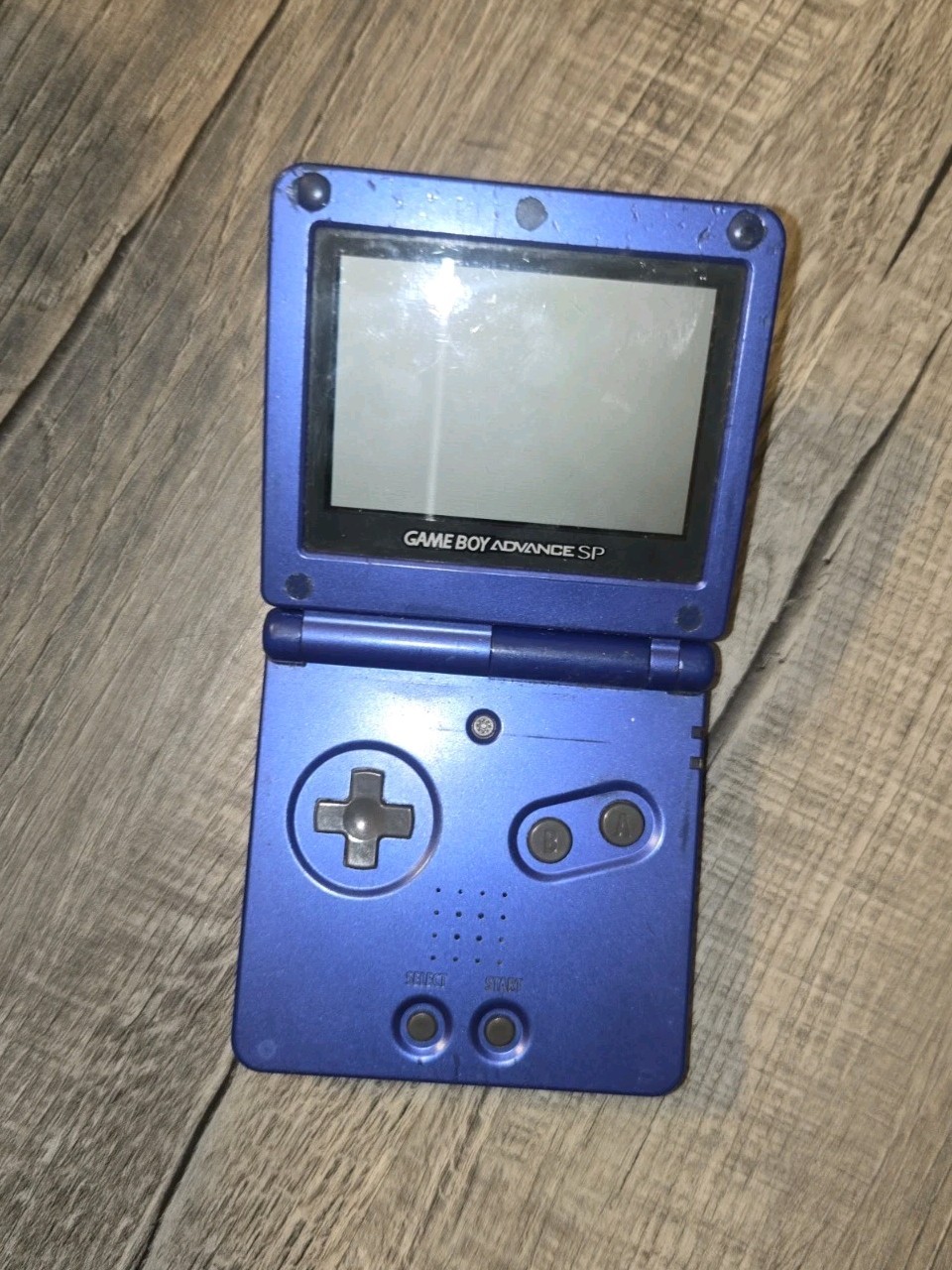 Nintendo Game Boy Advance SP GBA Cobalt Blue Handheld Console System AGS-001