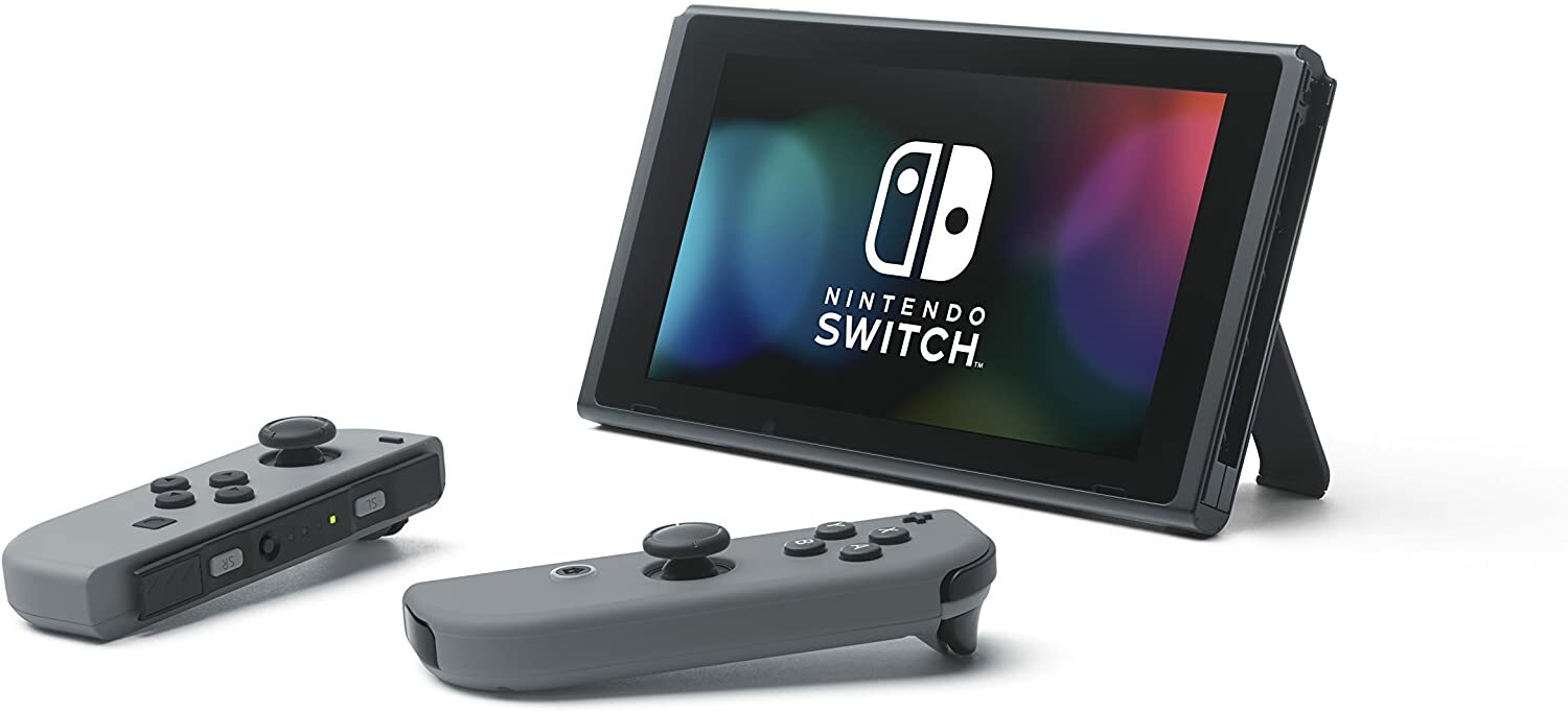 Nintendo Switch Console w/ Gray Joy Controllers 32GB – Open Box