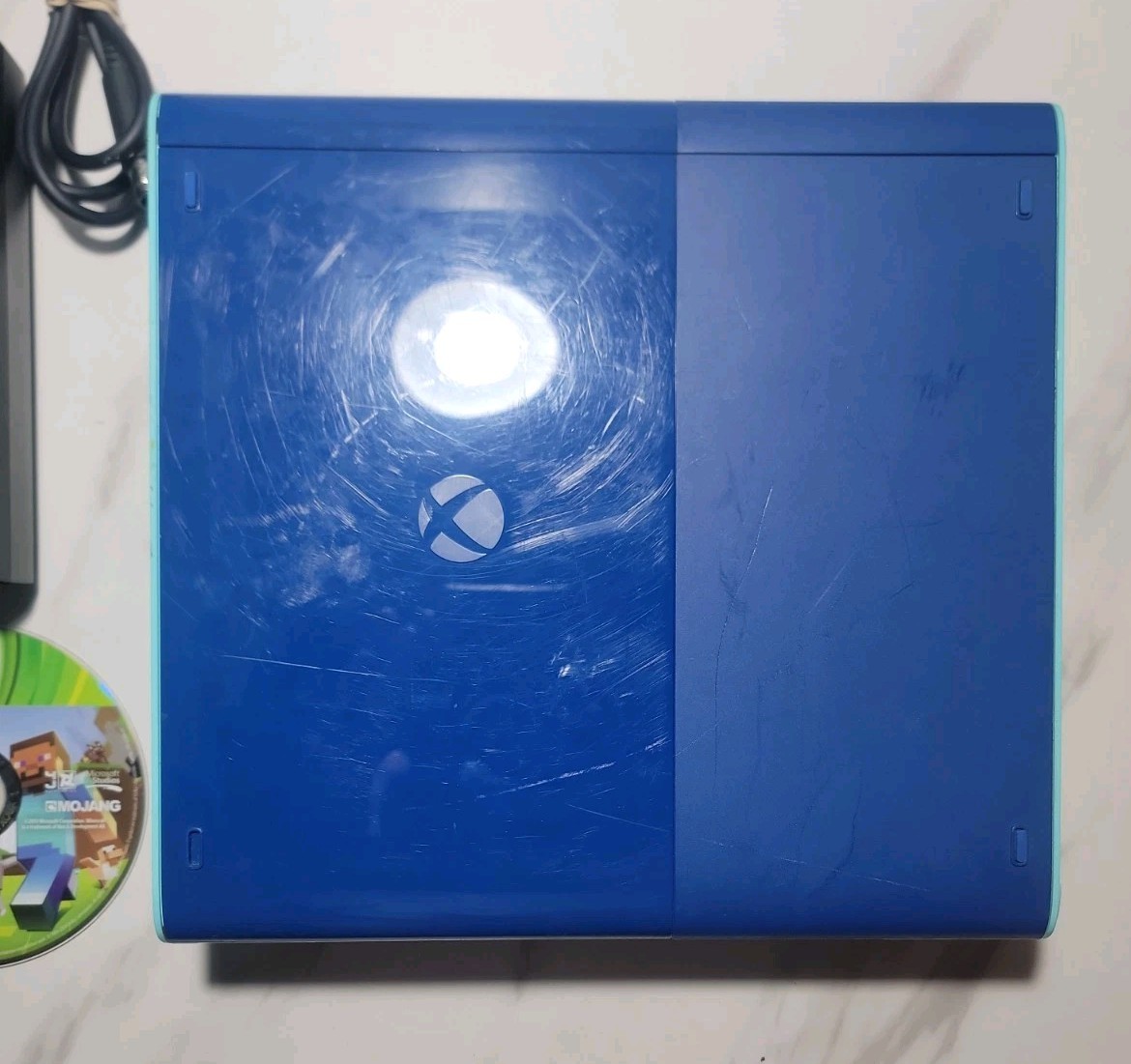 Microsoft Xbox 360 E Blue & Green Special Edition Console Model 1538 500GB