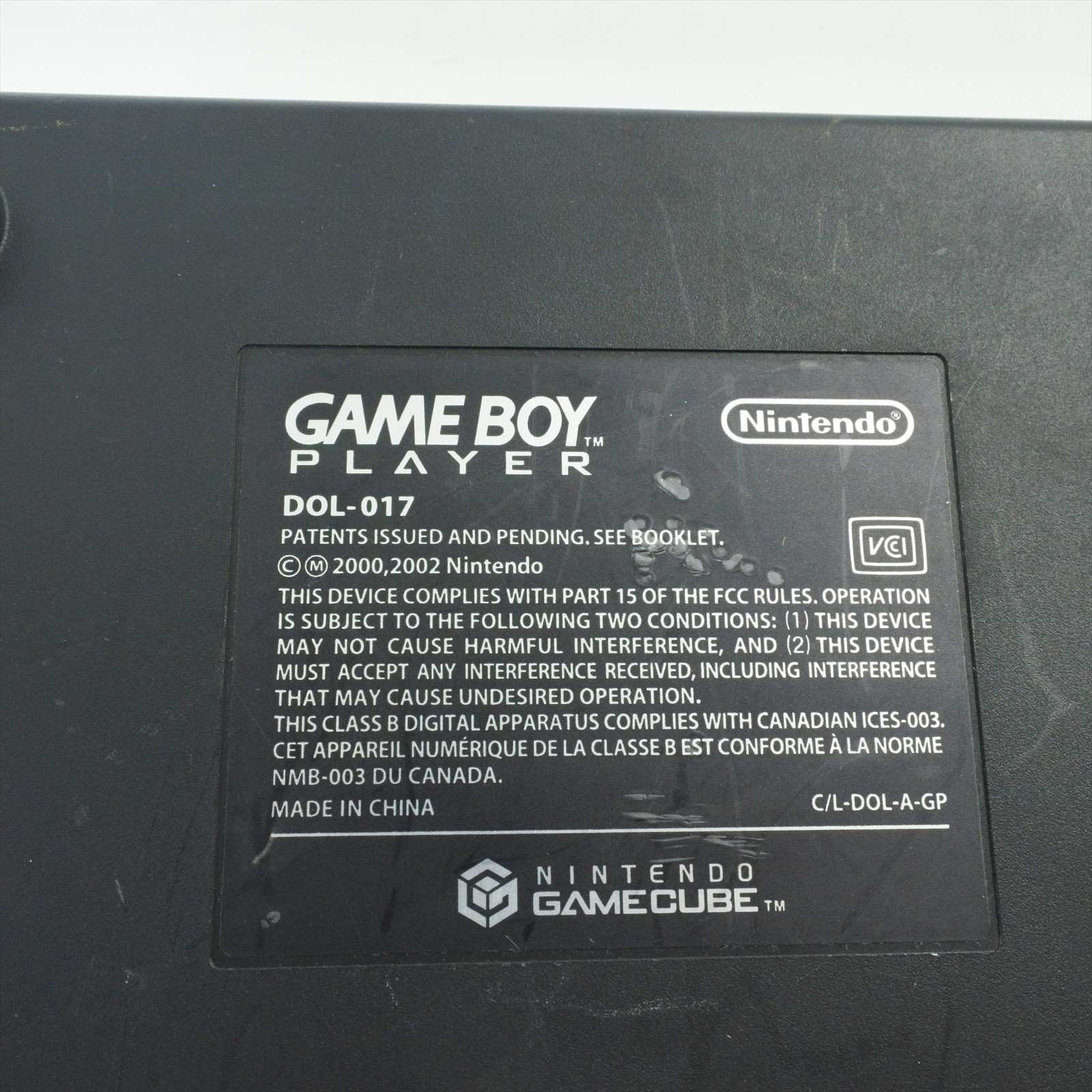 Nintendo Game Boy Player DOL-017 Console Black Gamecube NTSC-J Tested Ref 1638