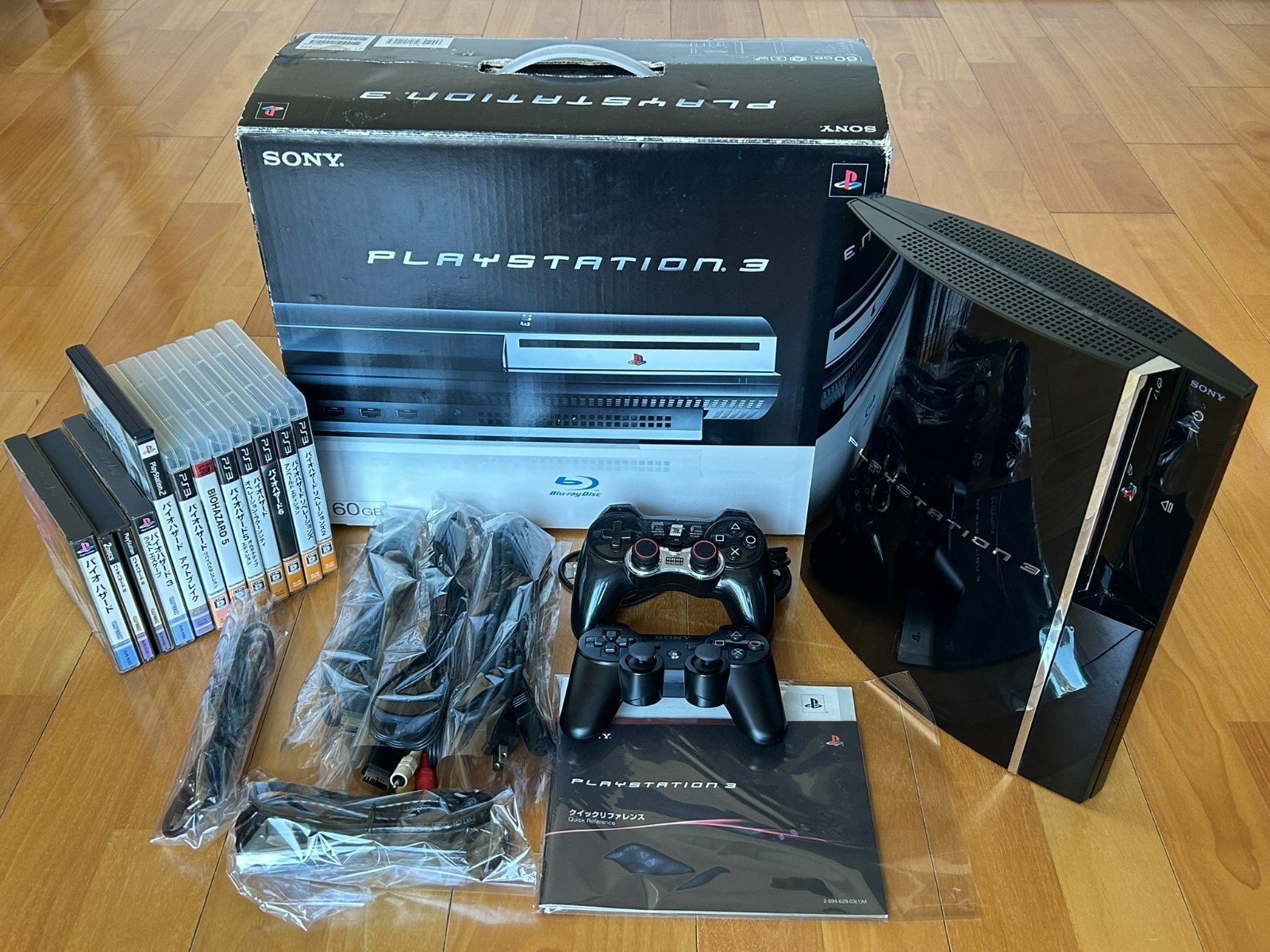 [Made in Japan] PS3 CECHA00 500GB CIB + 11 Resident Evil Games Serial Match