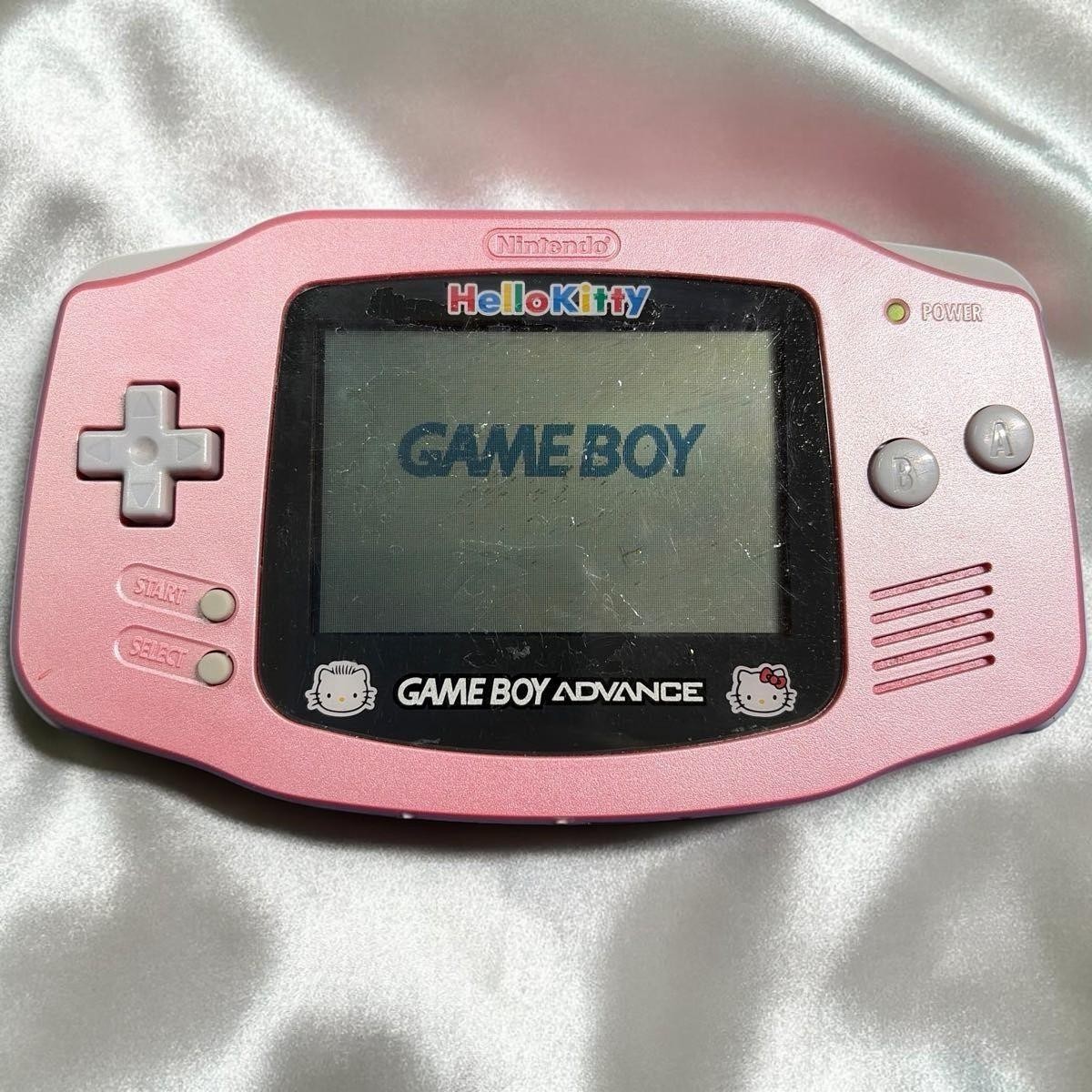 [VG] OEM Nintendo Game Boy Advance Hello Kitty Pink Limited Edition GBA Tested