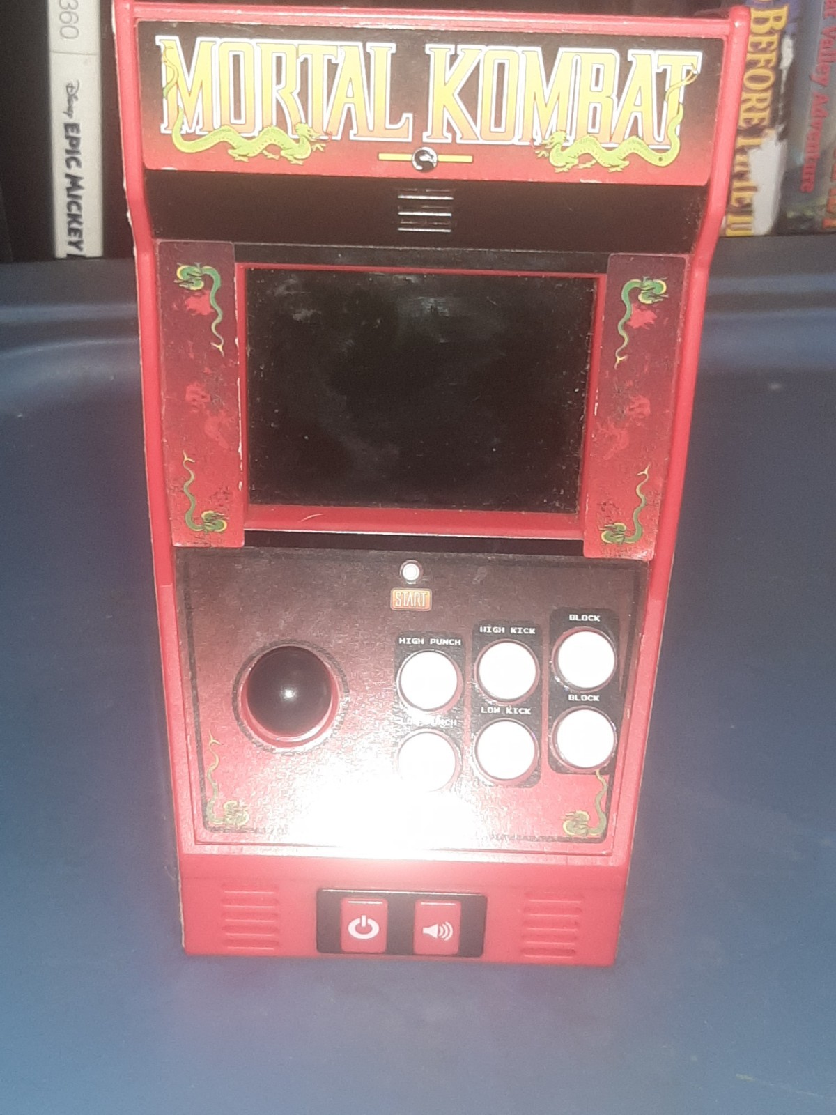 Mortal Kombat Classic Mini Arcade Game Console Midway 09626 Color Tested Works