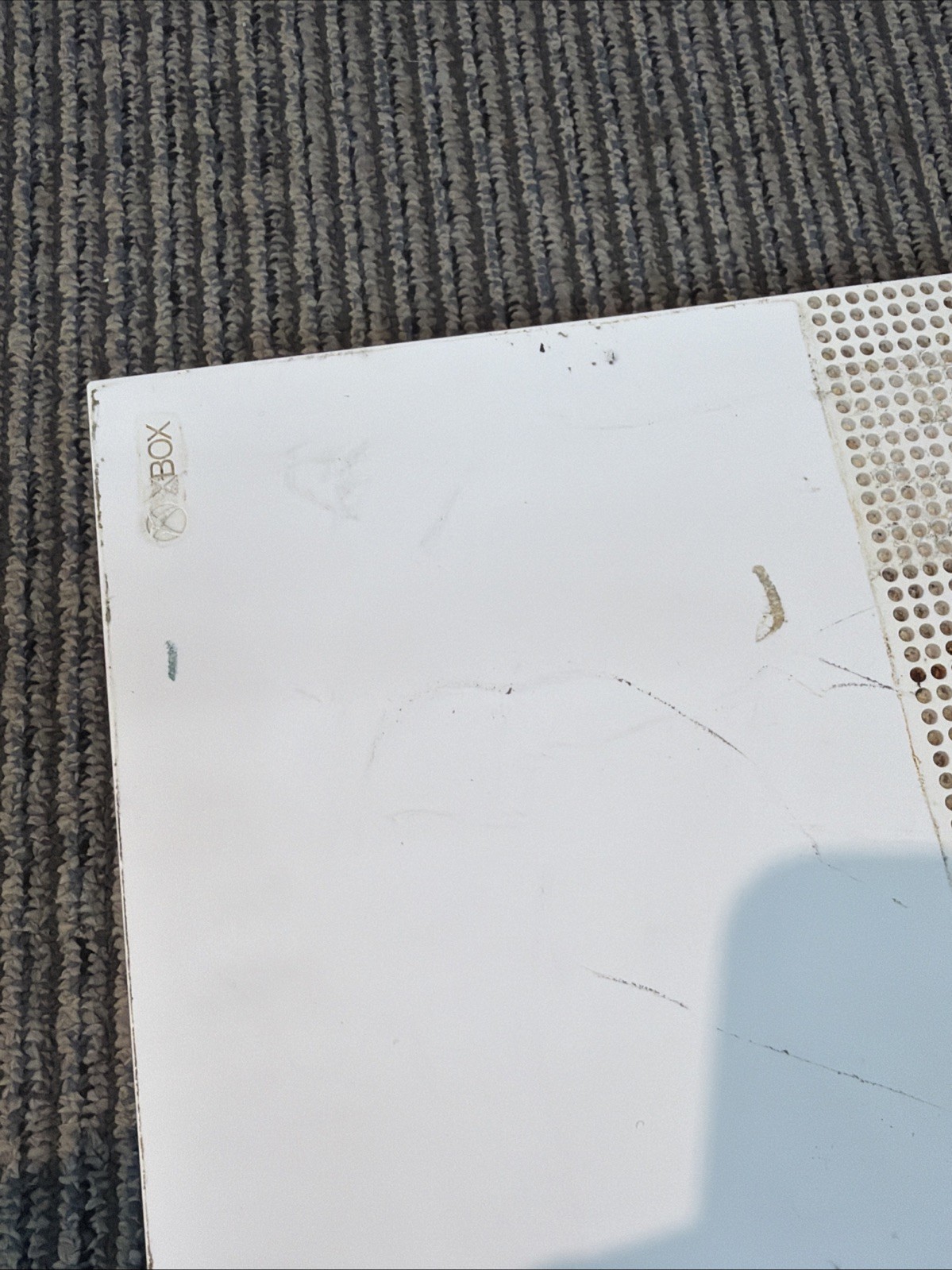 Microsoft Xbox One S 1681 White System Console Only For Parts or Repair