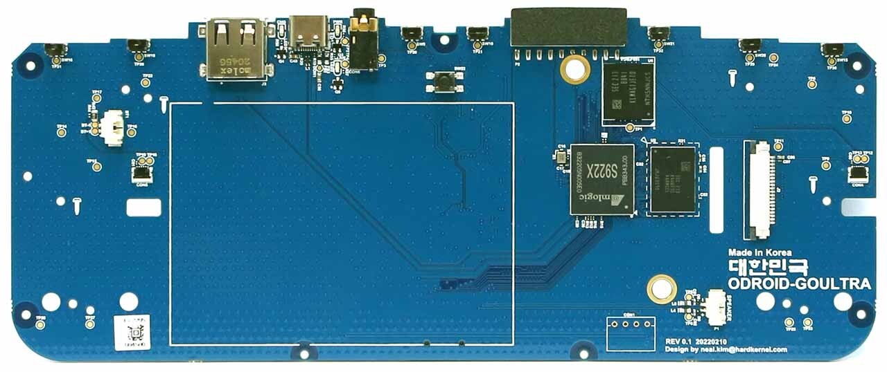 Odroid GO Ultra Dim Gray 6-Core Amlogic S922X 2GiB RAM Mali-G52 GPU 16GiB eMMC