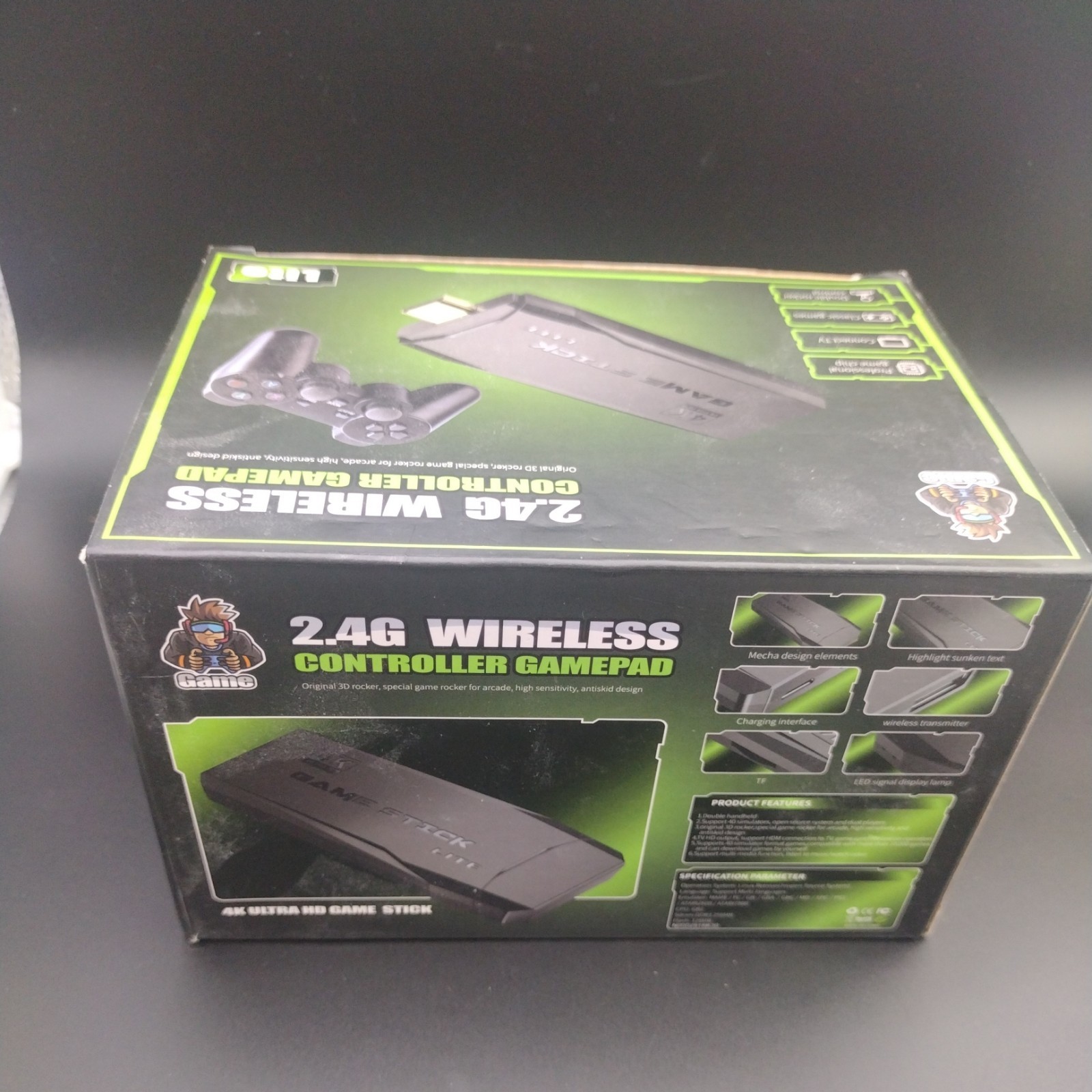 2.4G Wireless Controllers Gamepad 4K Ultra HD Game Stick