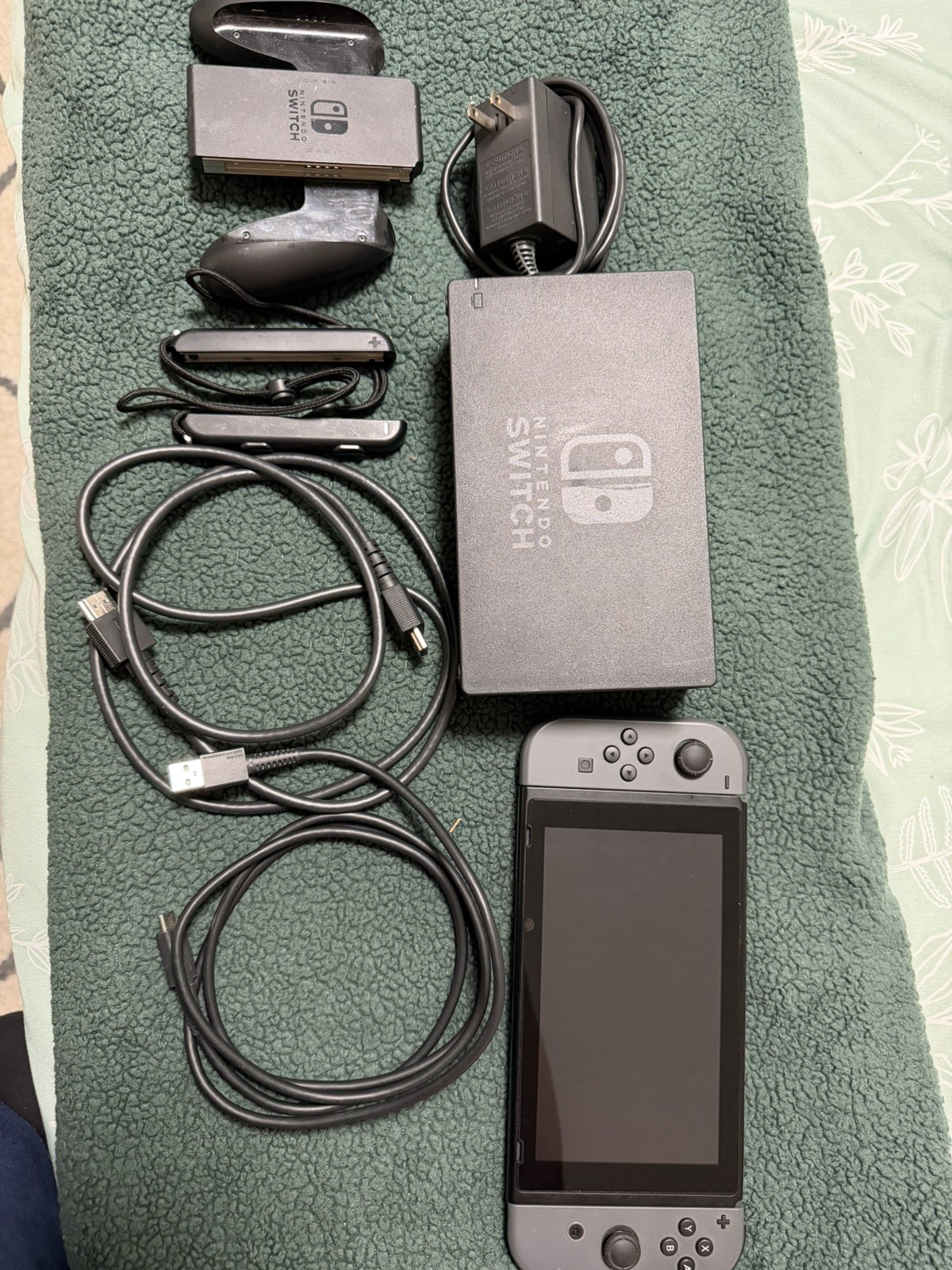 Used Nintendo Switch HAC-001 with AC, dock and Everything Shown In Pictures