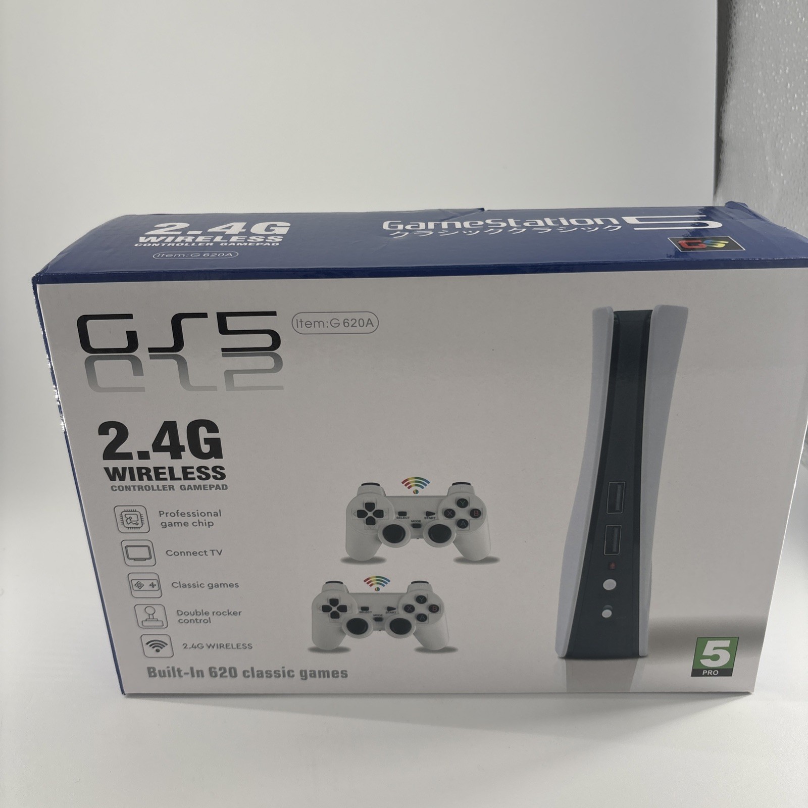 GS5 Gamestation 5 Console – 200 Classic Retro Games (USB Wired)