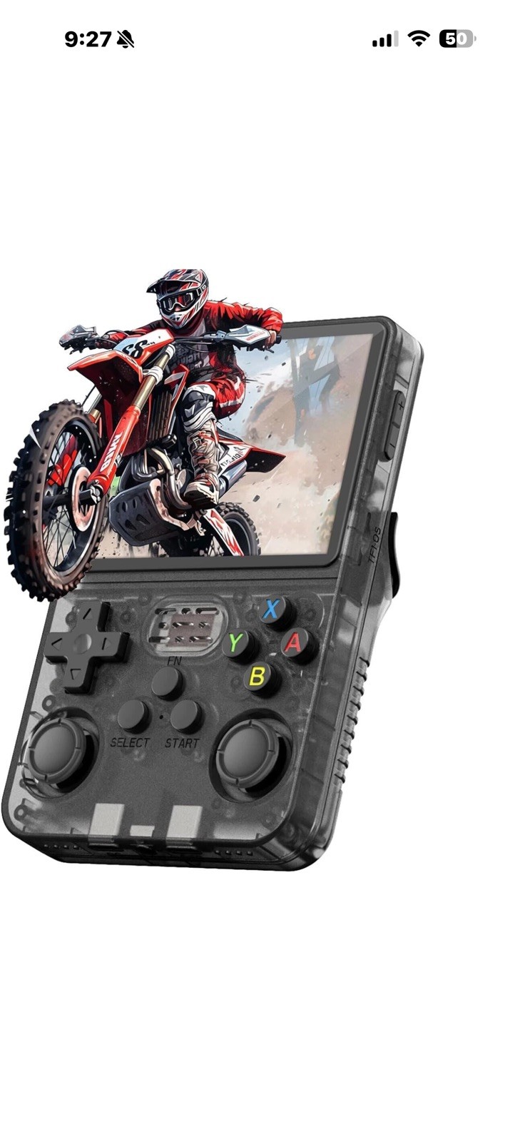 R36S 64GB Handheld Game Console 3.5 Inch IPS Screen 20000+ Games Video Games US