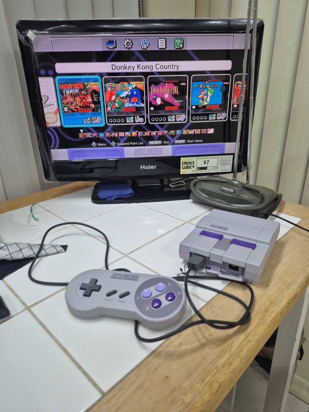 Super Nintendo SNES Mini Classic Console CLV-201 With 1 Controller