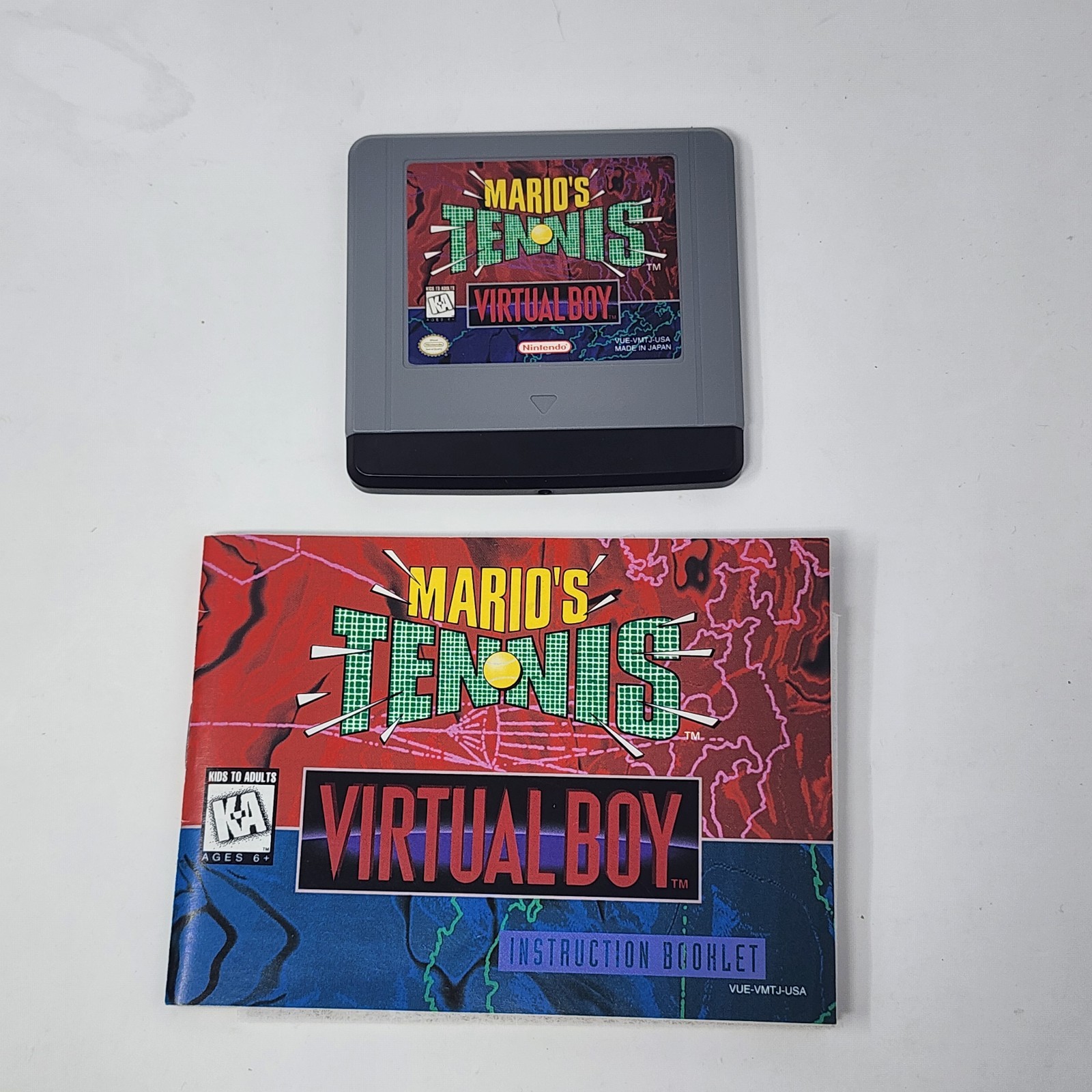Nintendo Virtual Boy Console Red/Black CIB Complete – TESTED – MATCHING SERIAL