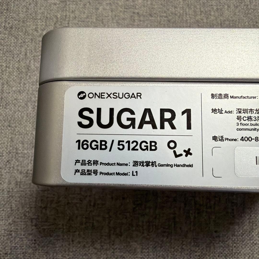 ONEXSUGAR SUGAR1 16GB 512GB Handheld Gaming Console with Case