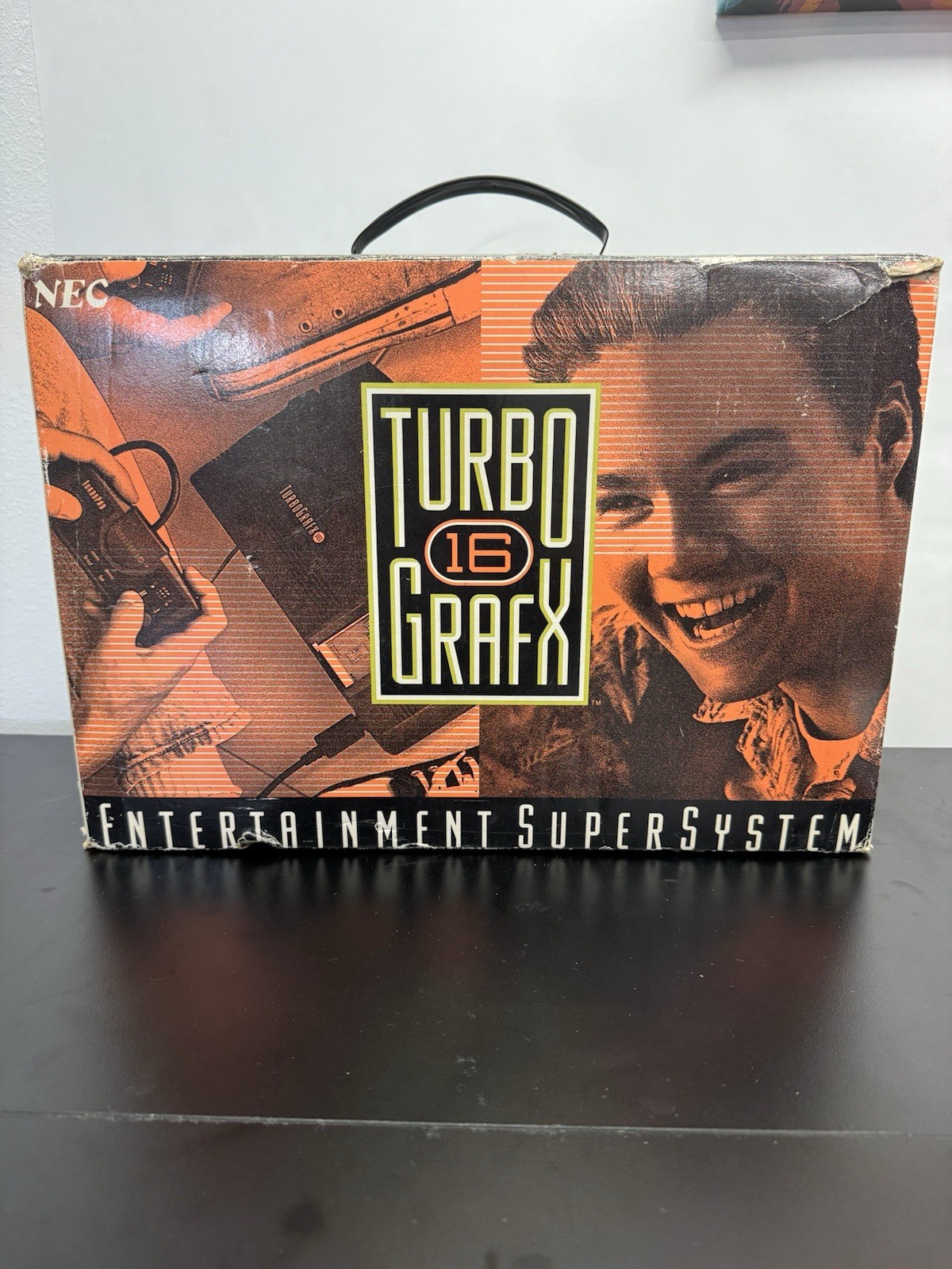 NEC TurboGrafx-16 video game system w/ Turbo Booster NO CABLES or controller OEM