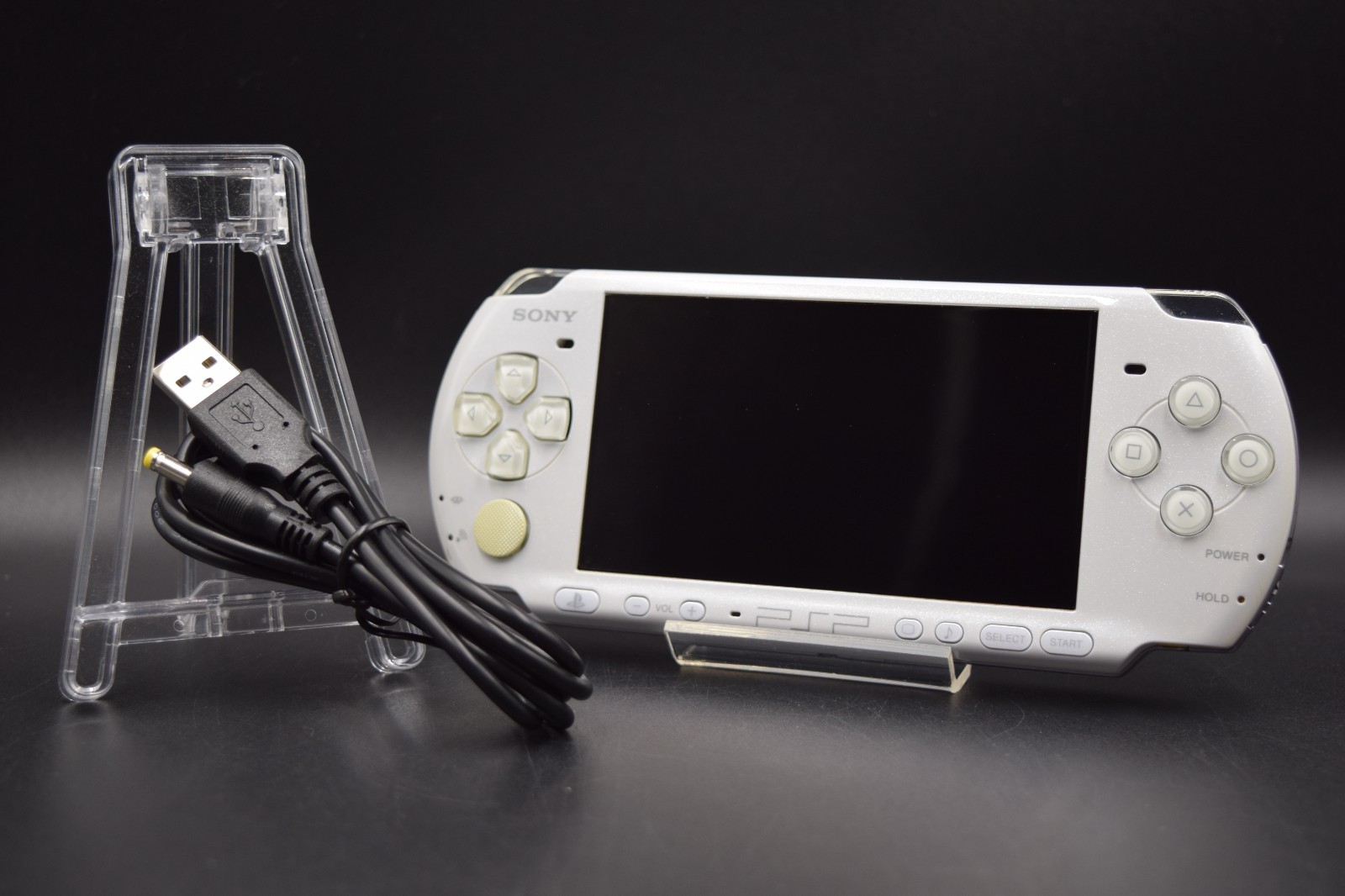 Sony PSP-3000 Pearl White Handheld Console Region Free Tested Working