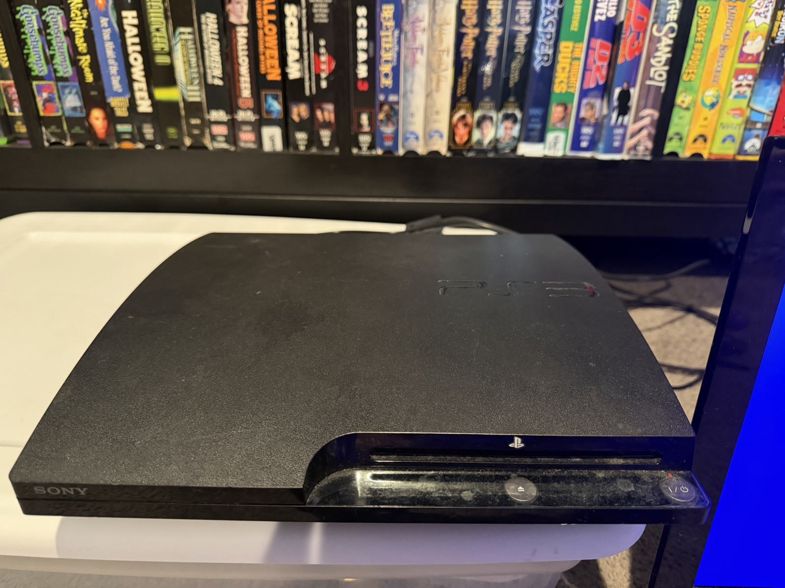 Sony PlayStation 3 PS3 Slim CECH-2001B Black Console Only Tested