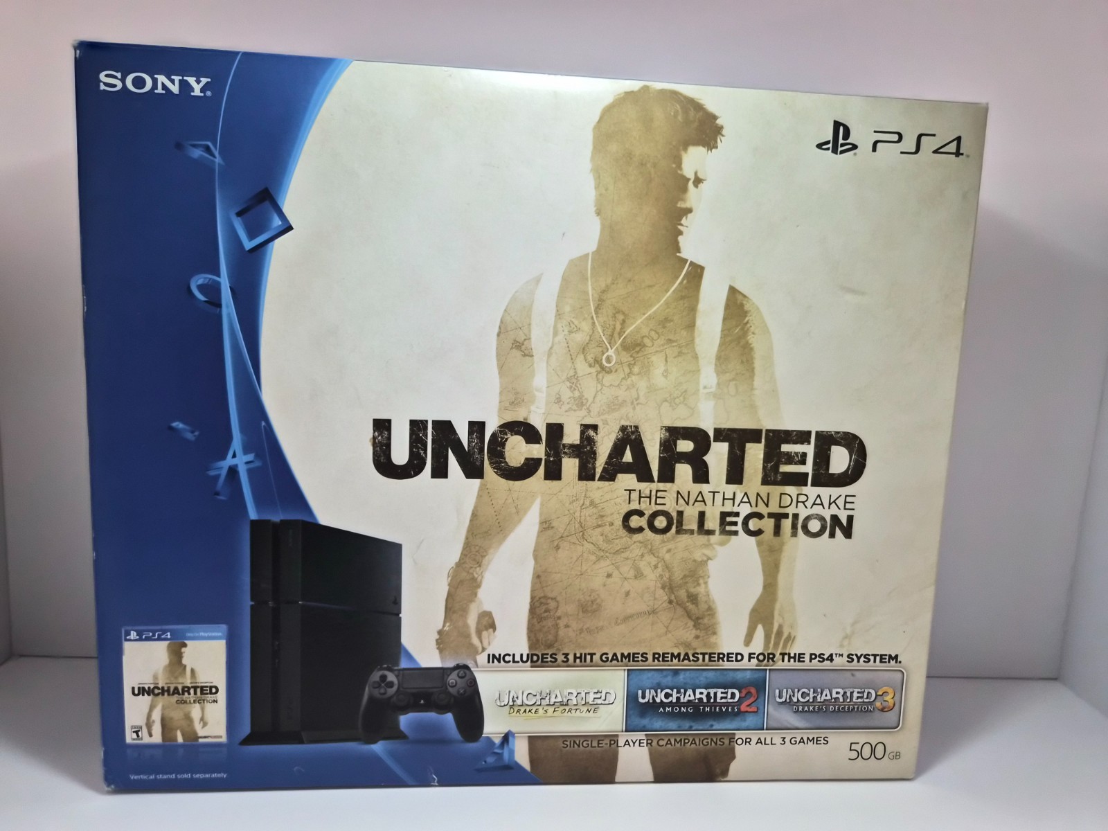 Sony PlayStation 4 PS4 500GB Console Uncharted Nathan Drake Collection Bundle