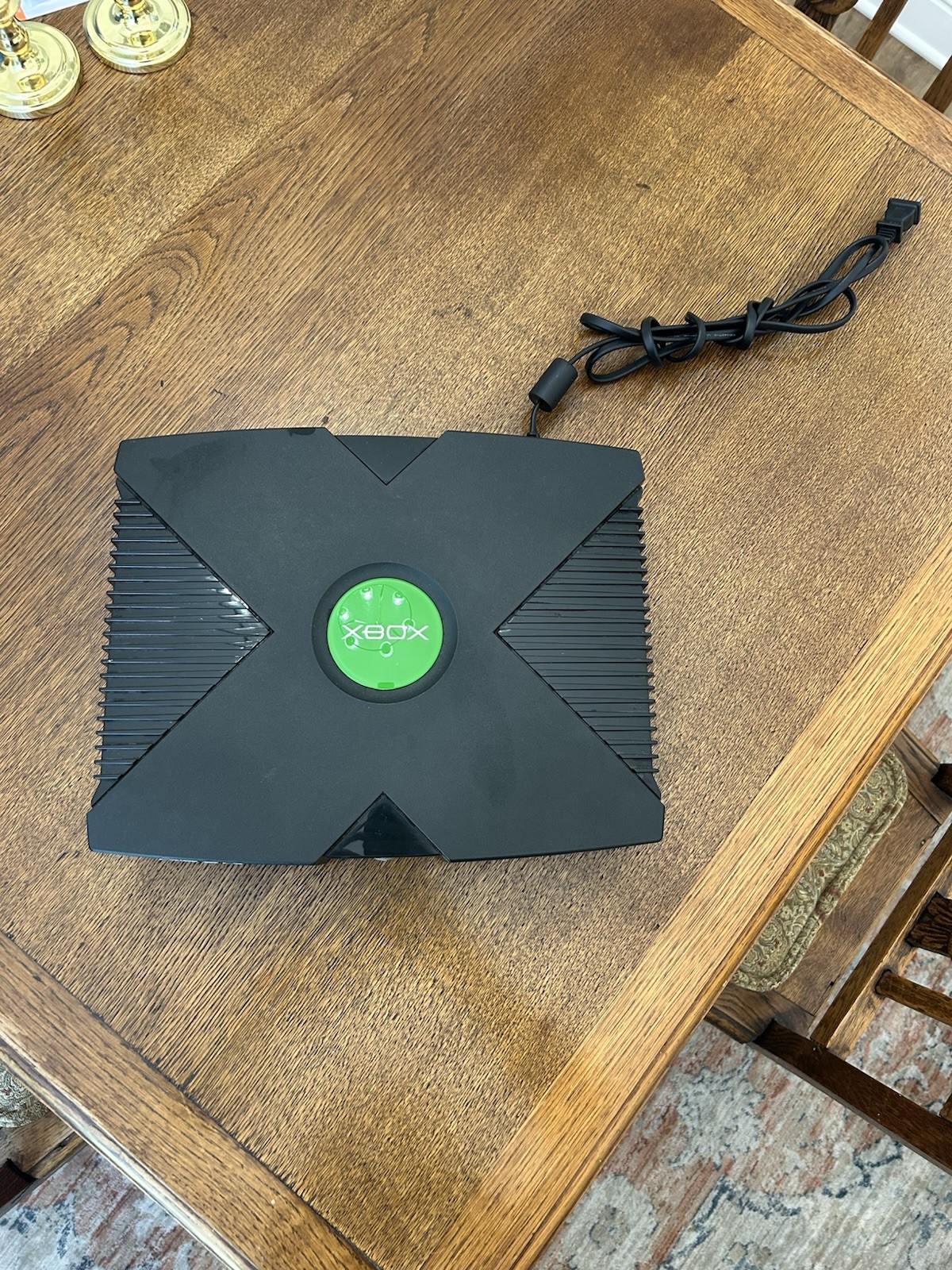 Original Microsoft Xbox Console For Parts Not Working 2003 Clean Retro