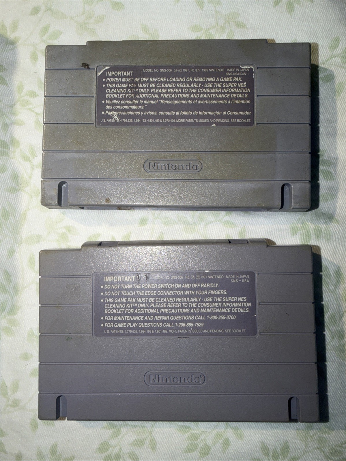 Nintendo SNES Console Clean Gray SNS-001 Tested + Power Cord & HDMI Adapter