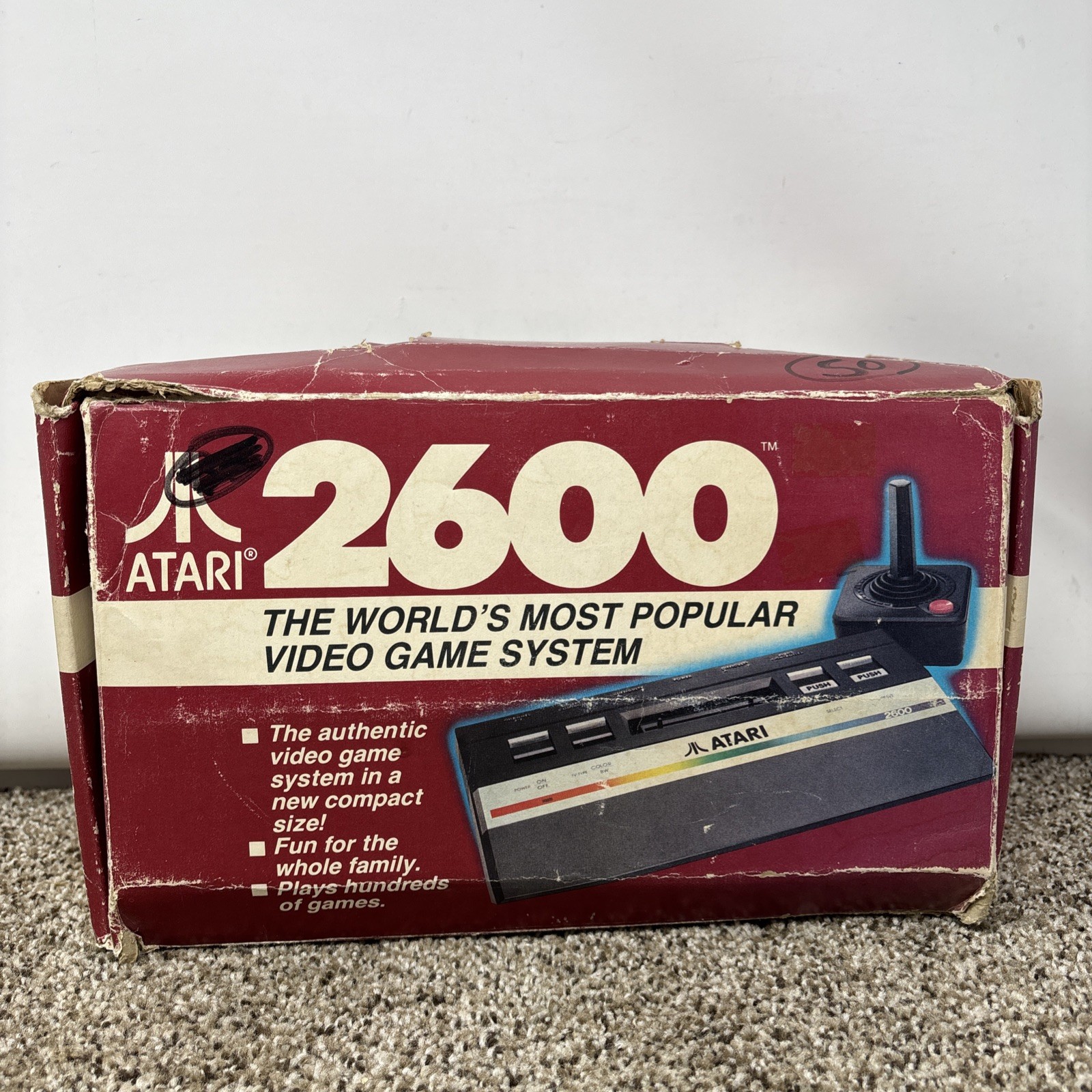 Atari 2600 Junior Game System Console tested boxed complete by Atari CIB NTSC