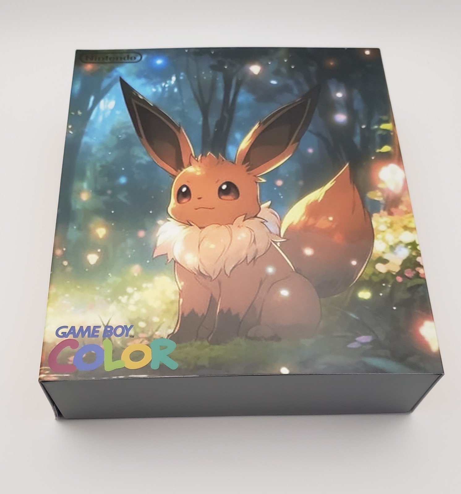 Laminated OLED Screen – Eevee Game Boy Color w/ Case – New Speaker, Recapped