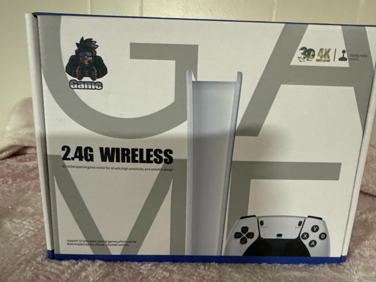 Retro Game Console 4K HDMI 2.4G Wireless Controller 3D Rocker Dual Player Arcade