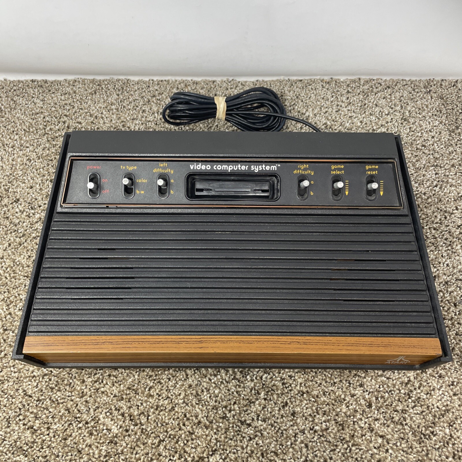 Atari 2600 Console Original 6 switch Console In Box Joystick game WORKING lot
