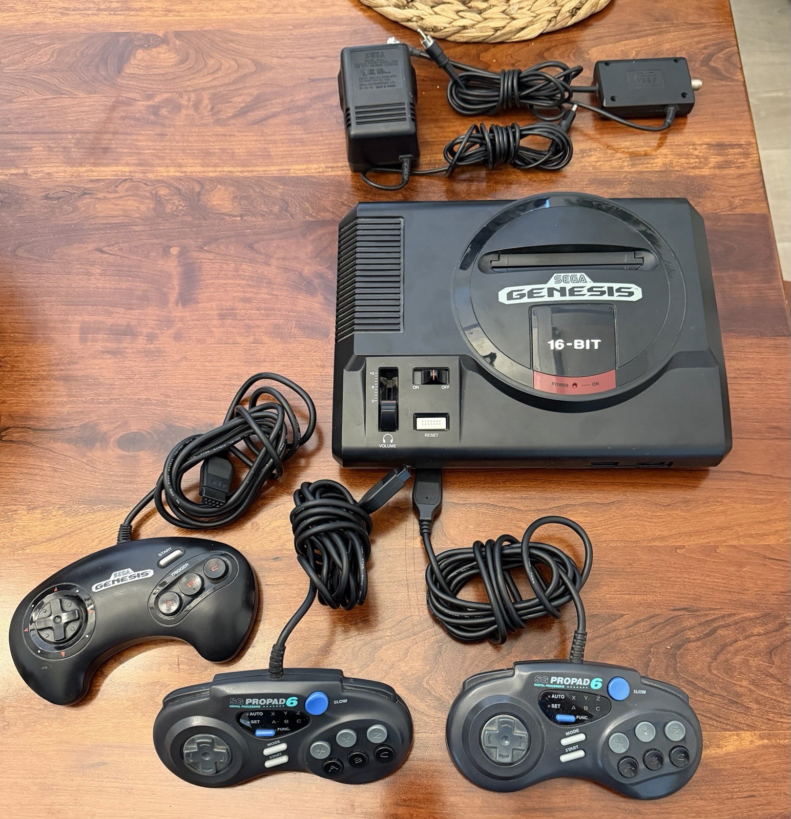 Sega Genesis Classic Console 16-Bit with Gamepad Controllers