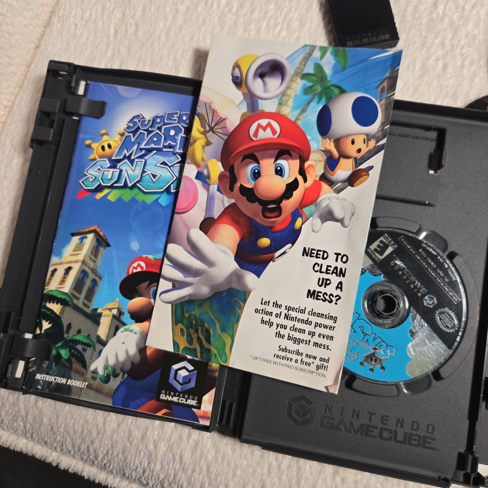 Nintendo GameCube Platinum Console – Silver Tested working – Read discription