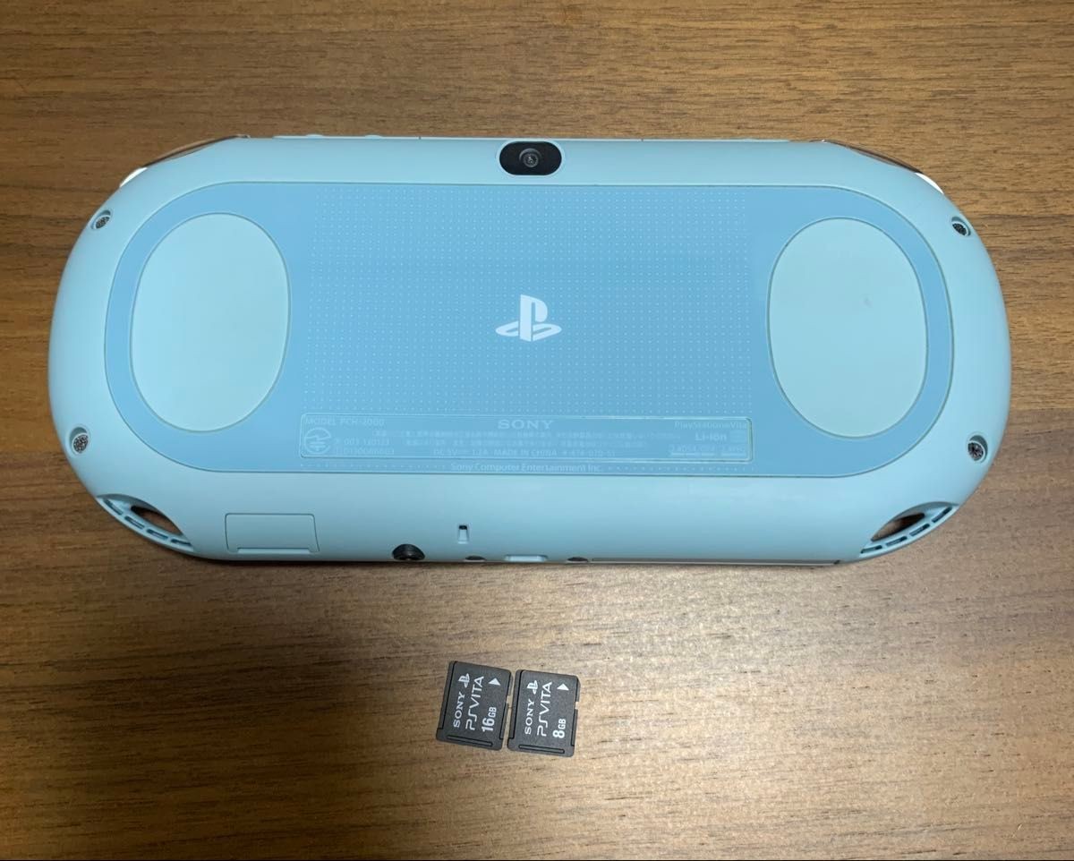 Sony PS Vita PCH-2000 ZA14 Light Blue White Wi-Fi Console Only Japan Tested