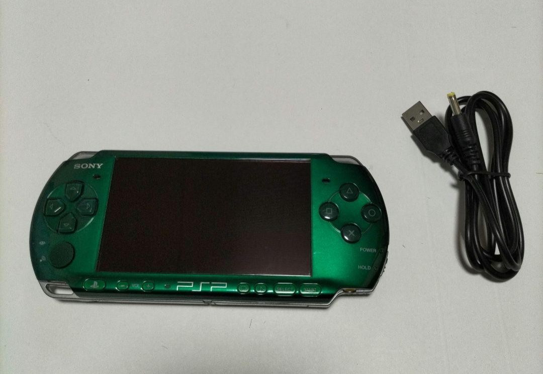 Mint Sony PSP-3000 Console Green Rare Color Region free