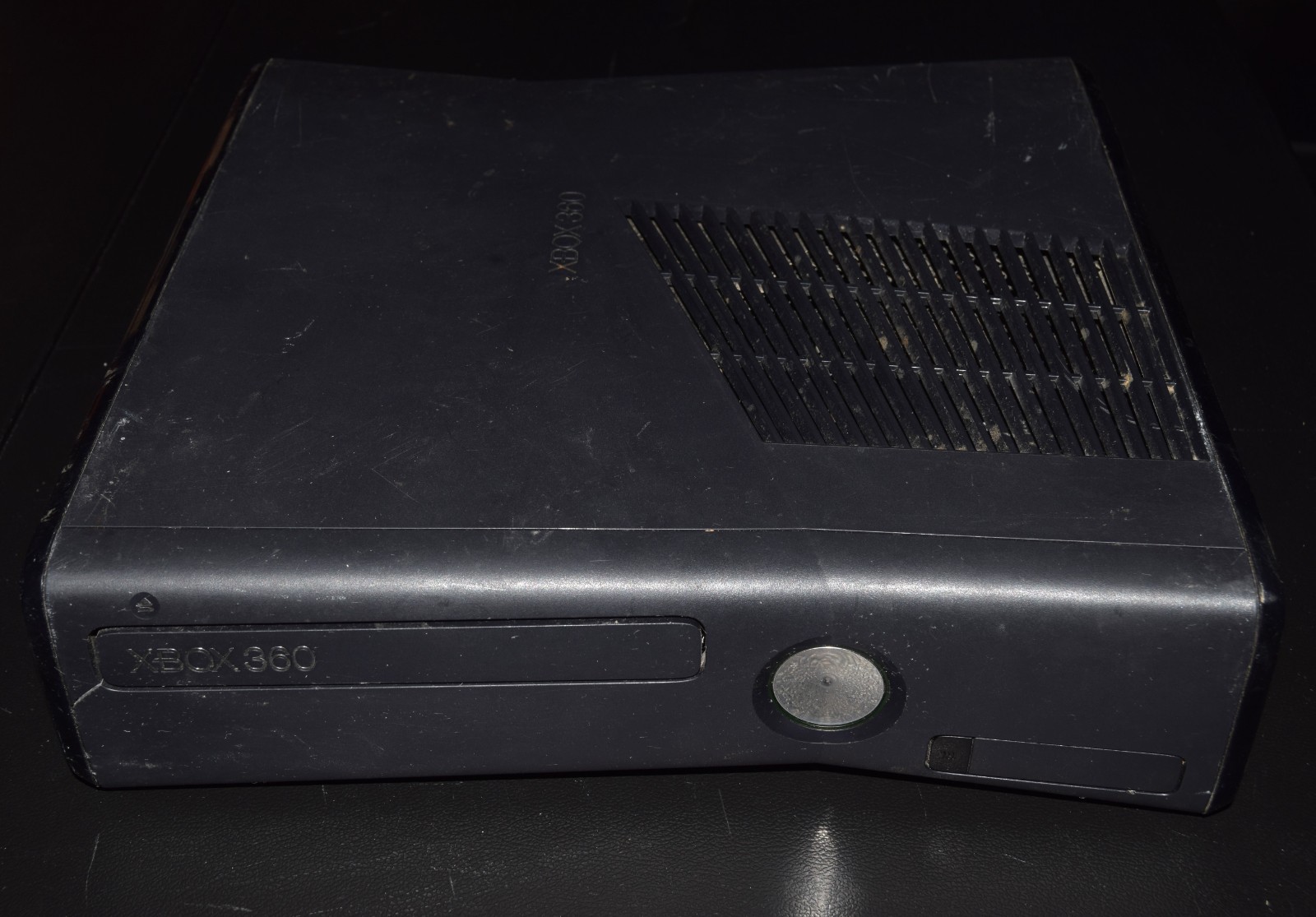 Microsoft Xbox 360 S Slim Black Console – Console Only – Tested and Working
