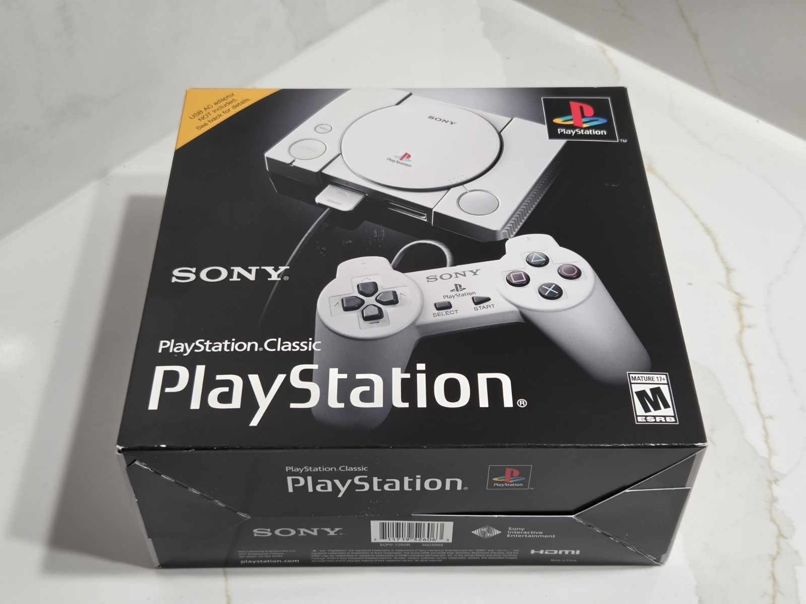 Sony PlayStation Classic Mini (Complete In Box) CIB 2018 USA Genuine SCPH-1000R