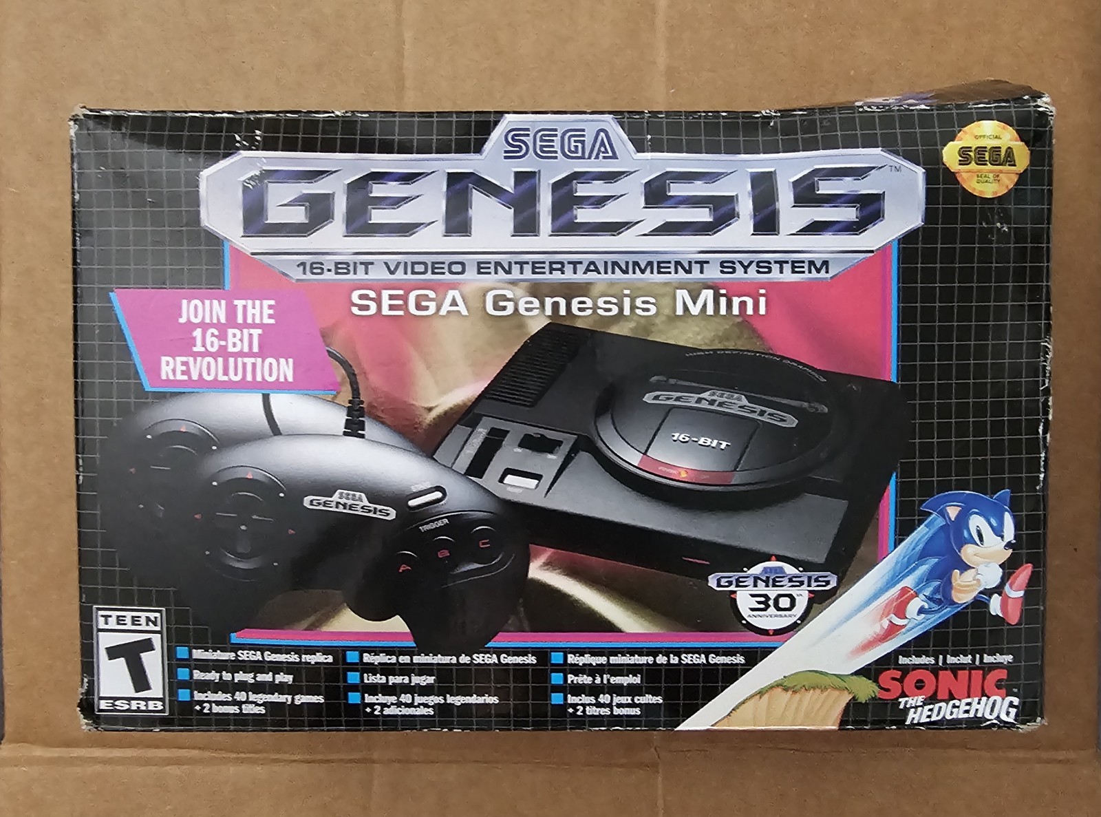 SEGA GENESIS Mini By SEGA Game Console 30 Years Anniversary 2019 Edition – 8000