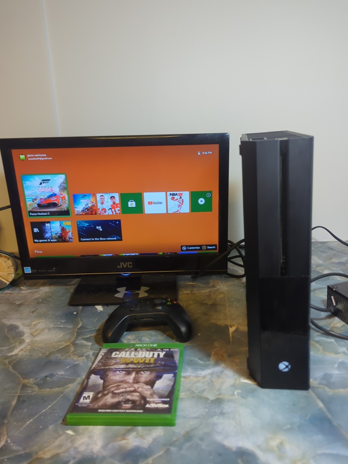 Microsoft Xbox One Black HDMI Ports 500GB Home Console Gaming System Model 1540