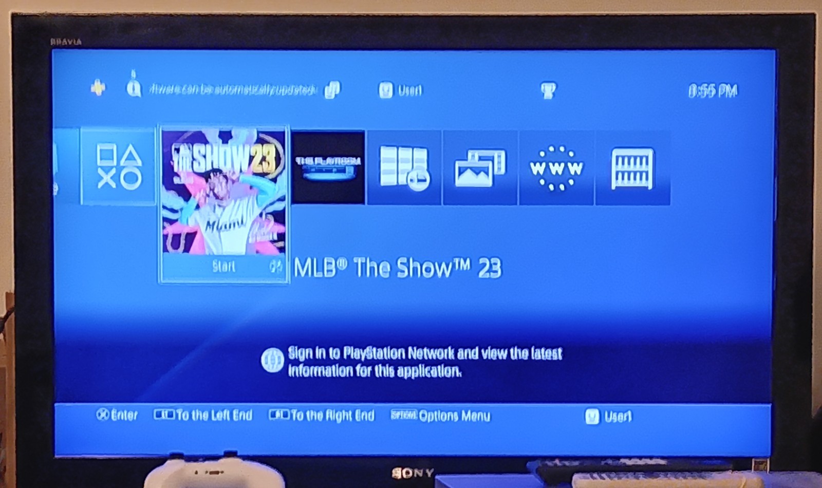 PlayStation 4 Slim Edition 1000 GB Console w/ Controller & The Show23 – Tested