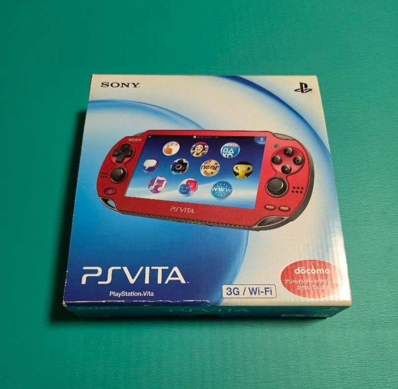 Excellent SONY PS Vita PCH-1000 ZA03 Cosmic Red Wifi