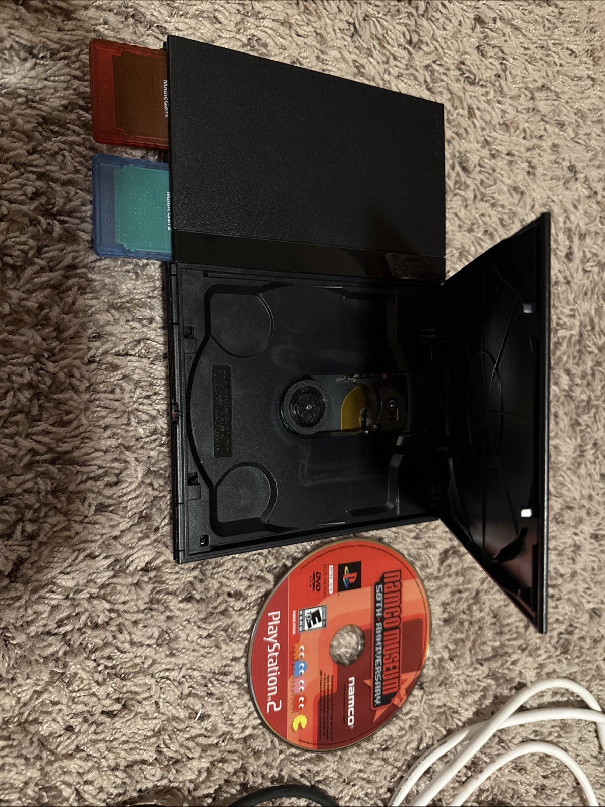 Sony PlayStation 2 Slim Console PS2 SCPH-70012 Bundle TESTED Working
