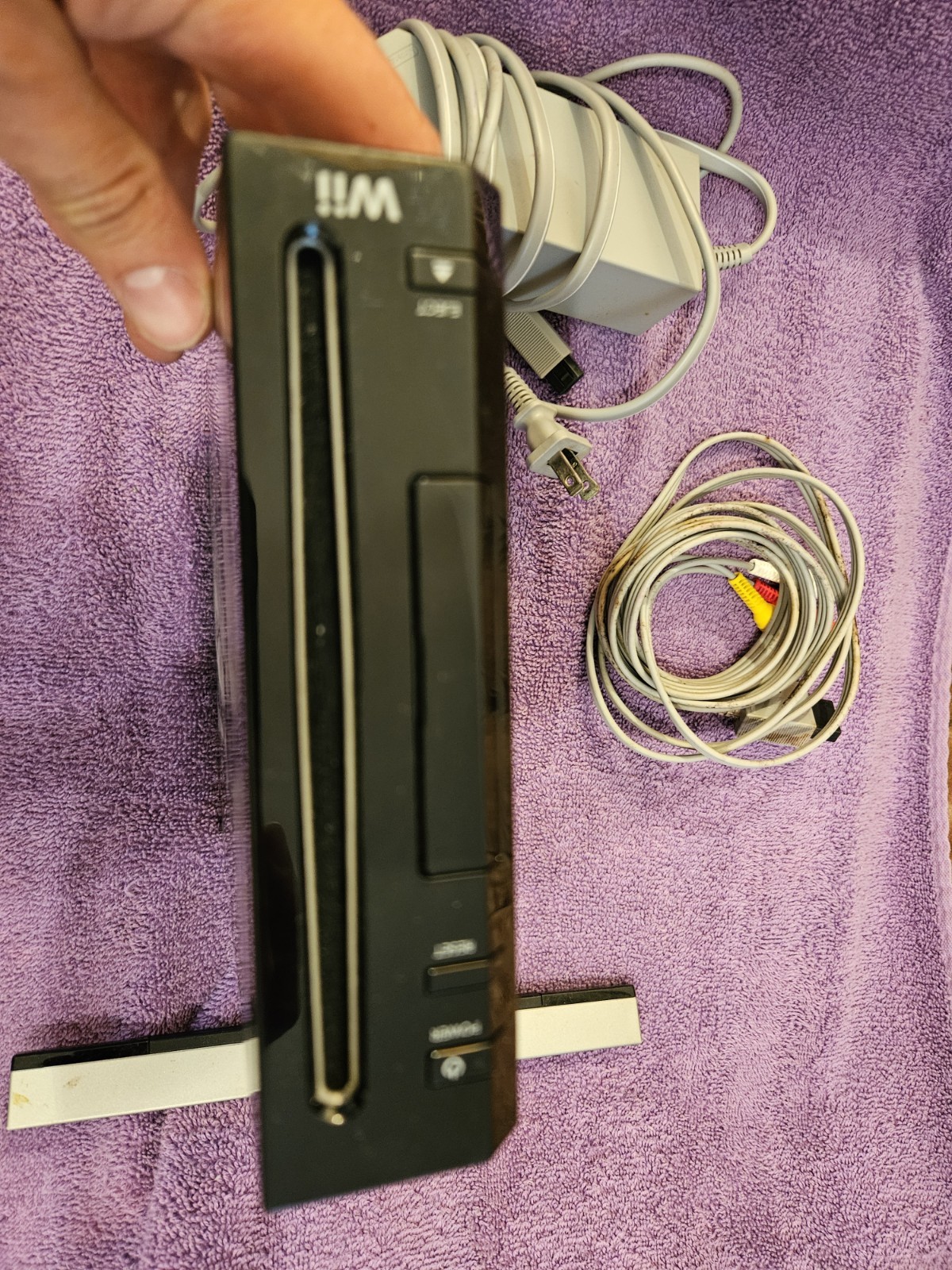 Wii Console With Two Games. No Controllers.