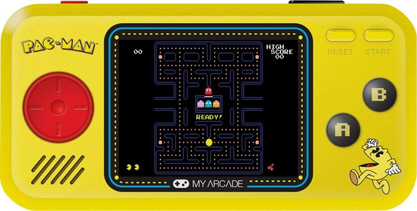 Nostalgic Handheld Game Console – Pac-Man Collection with Full Color Display