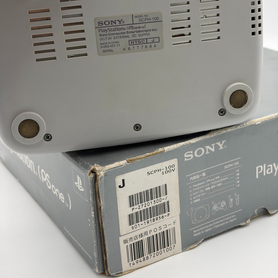 PlayStation PS One Sony SCPH-100 Console Boxed Japanese Version NTSC-J